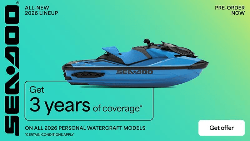 Pre-order and get 3 years of coverage on all 2026 PWC models