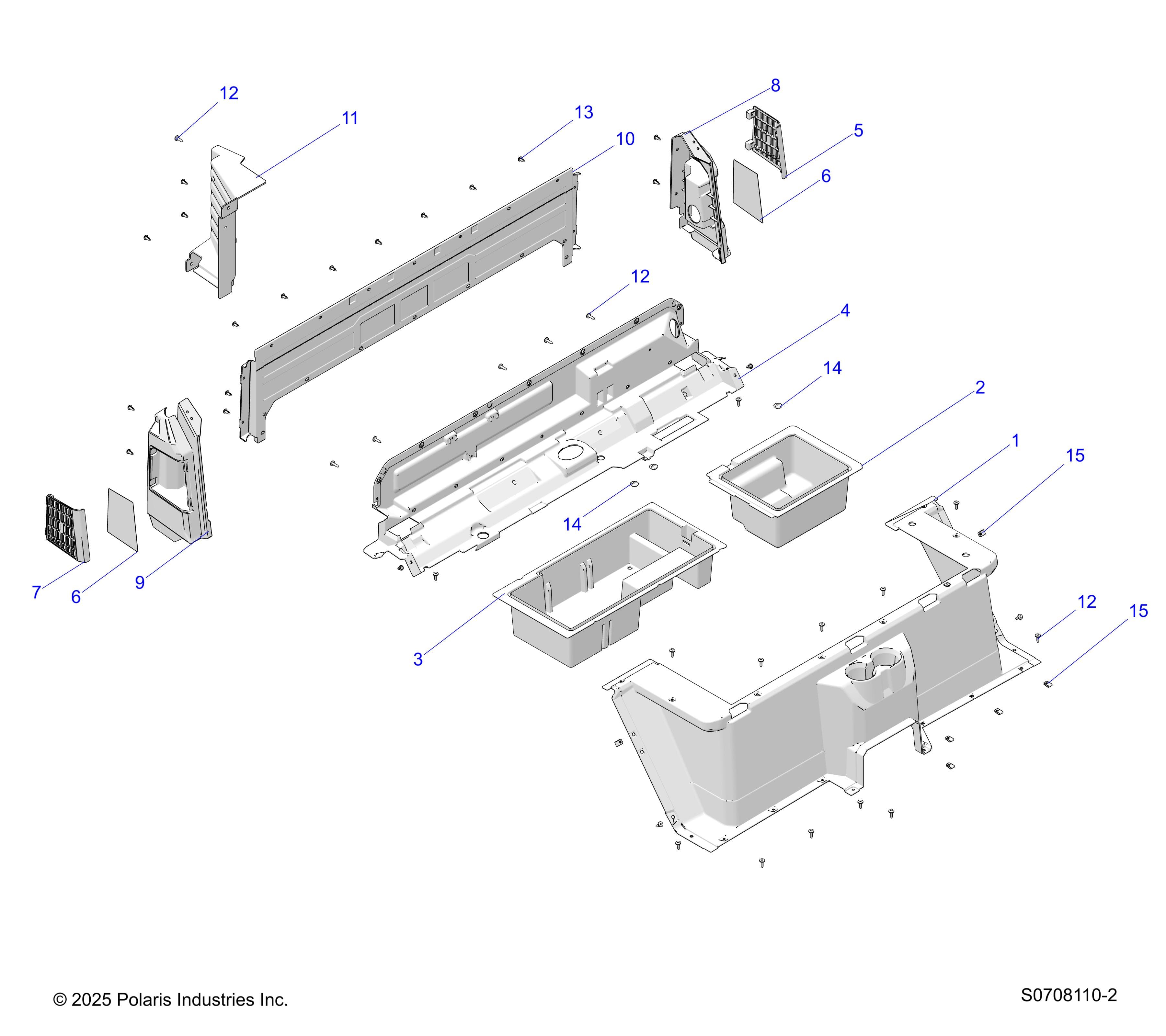 2026 RANGER 1000 EPS — BODY, REAR CLOSEOFF & FENDERS diagram