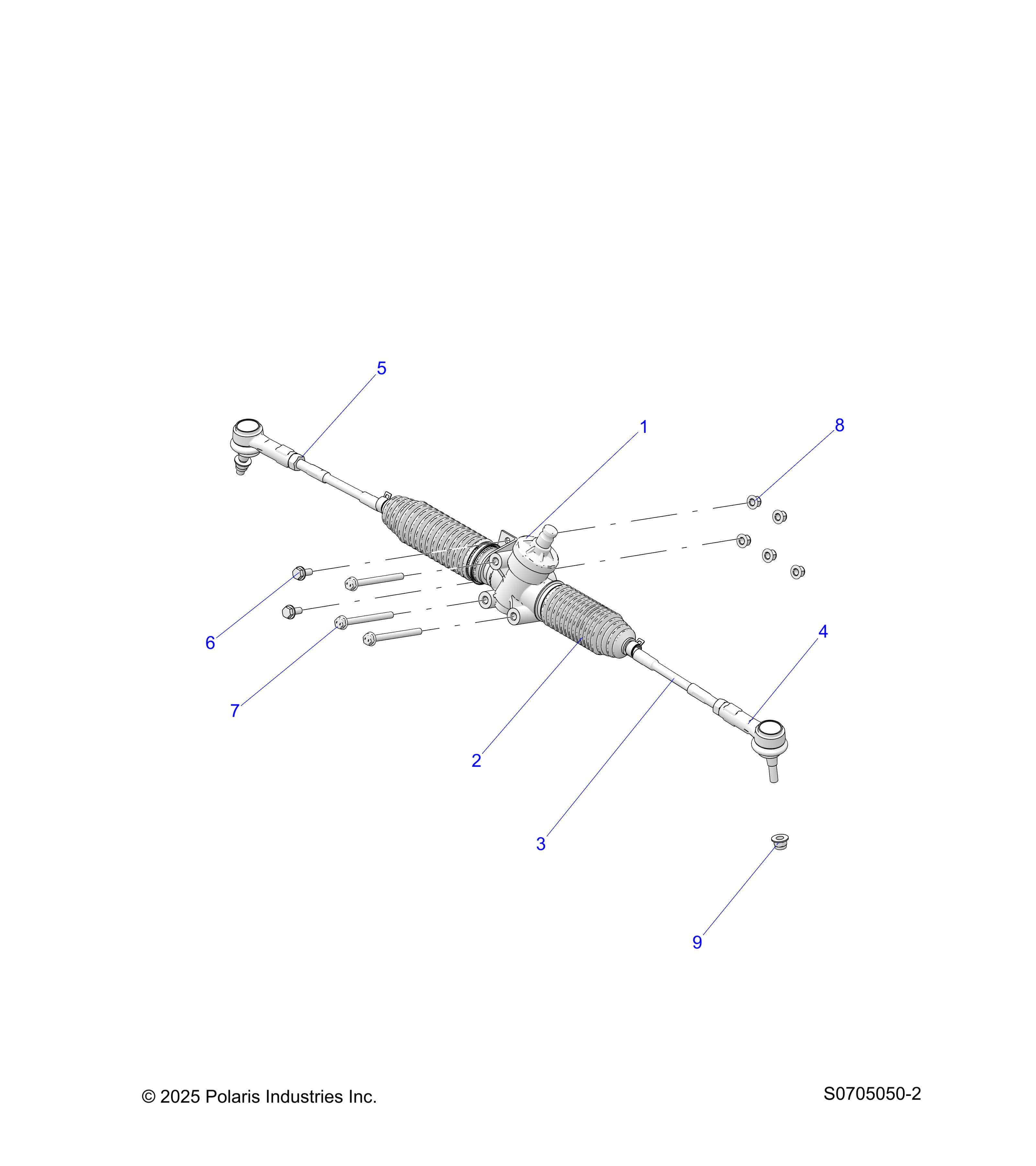 2026 RANGER 500 — STEERING, GEARBOX diagram