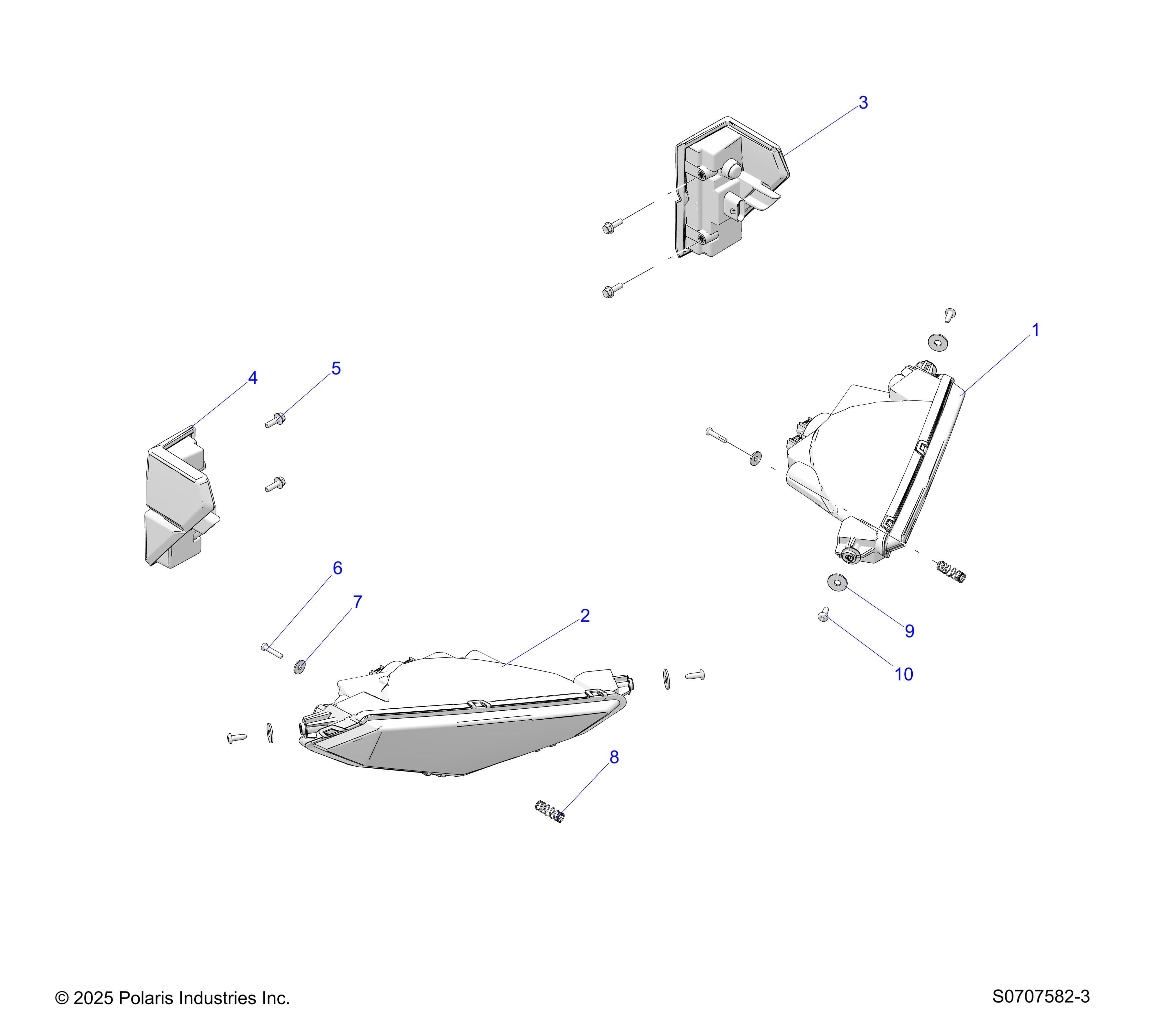 2026 RANGER 1000 EPS — ELECTRICAL, HEADLIGHTS & TAILLIGHTS diagram