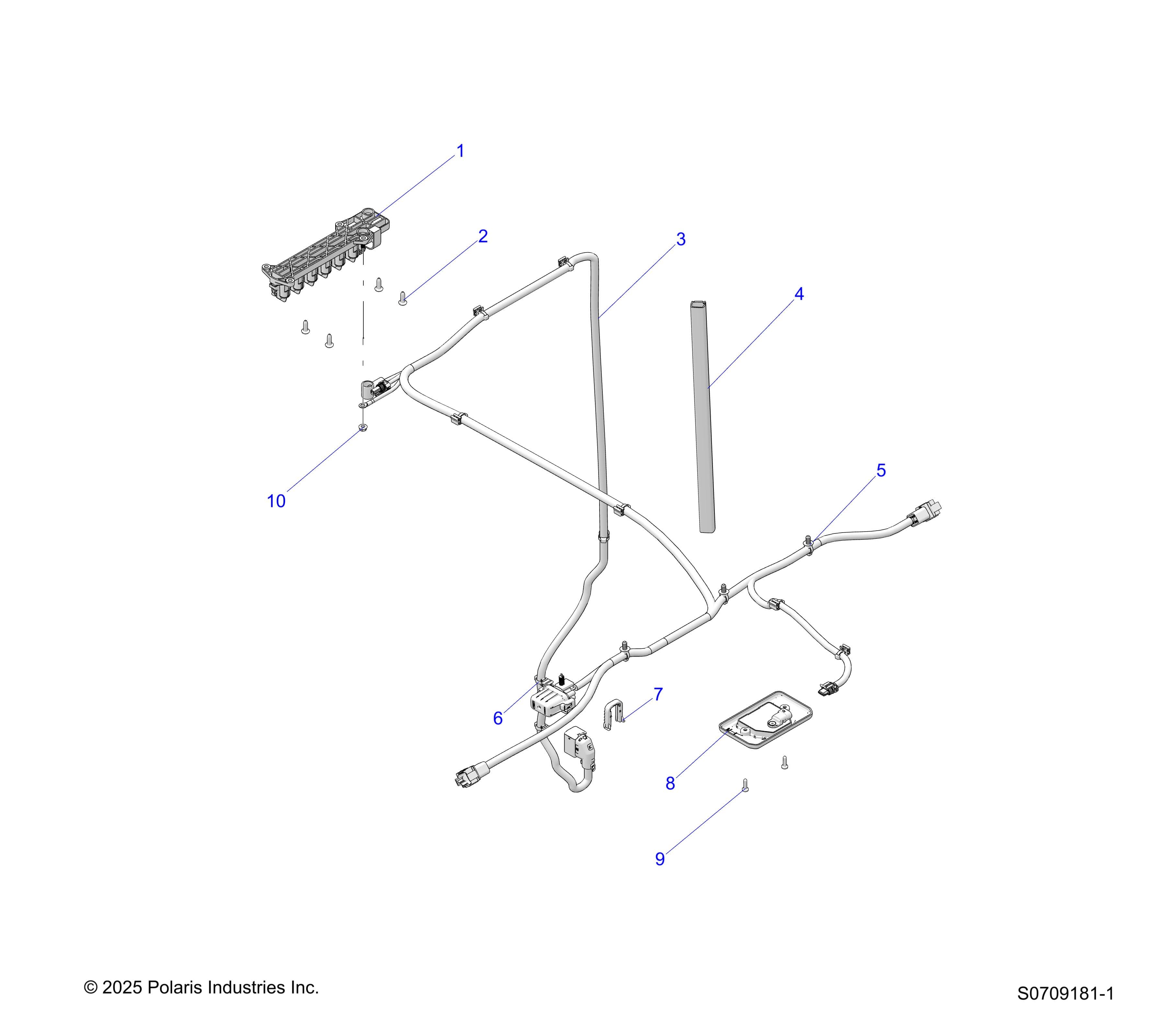 2026 RANGER 1000 XP CREW NORTHSTAR TEXAS EDITION — ELECTRICAL, DOME LIGHT diagram