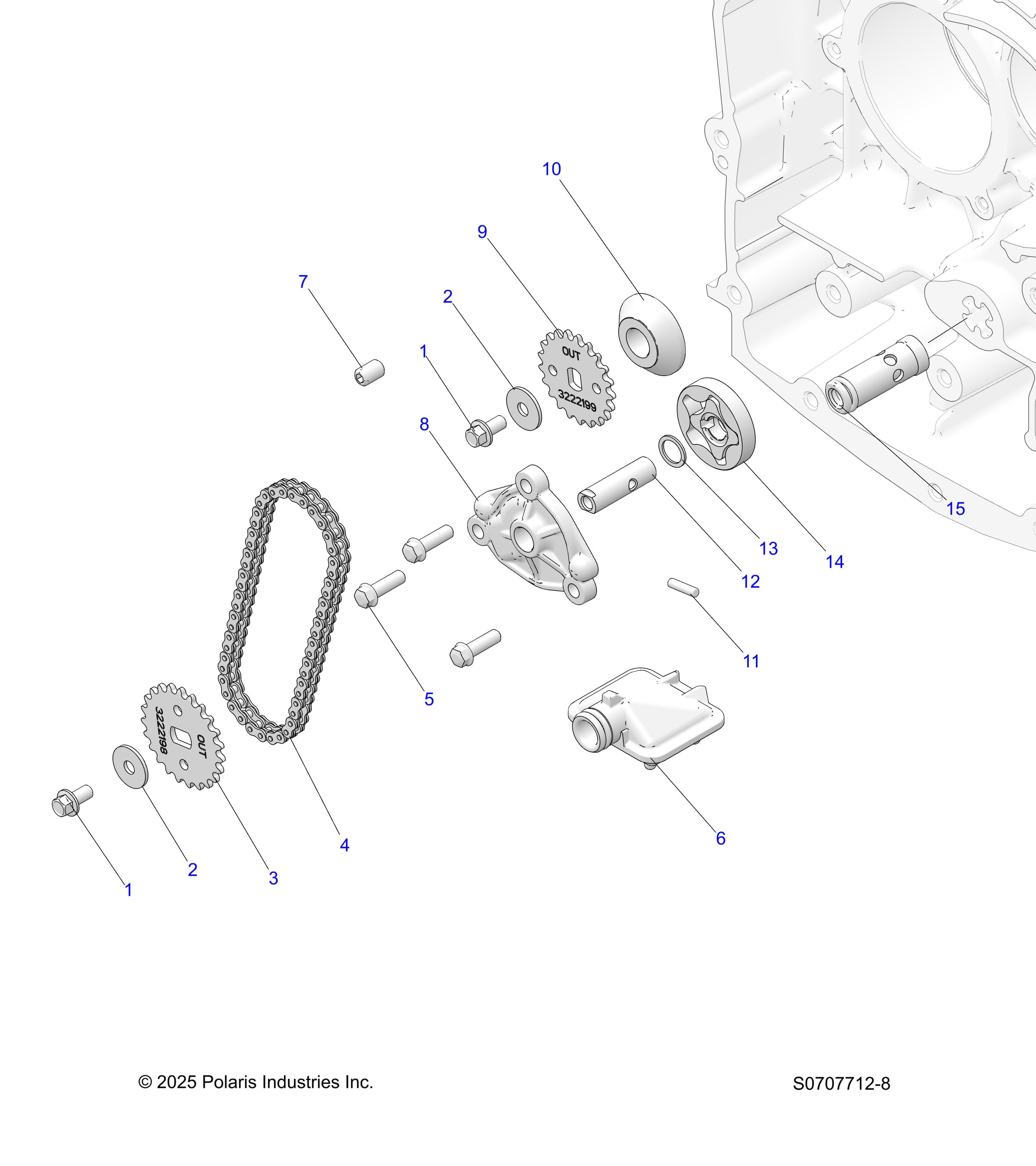 2026 RANGER 500 — ENGINE, OIL PUMP diagram