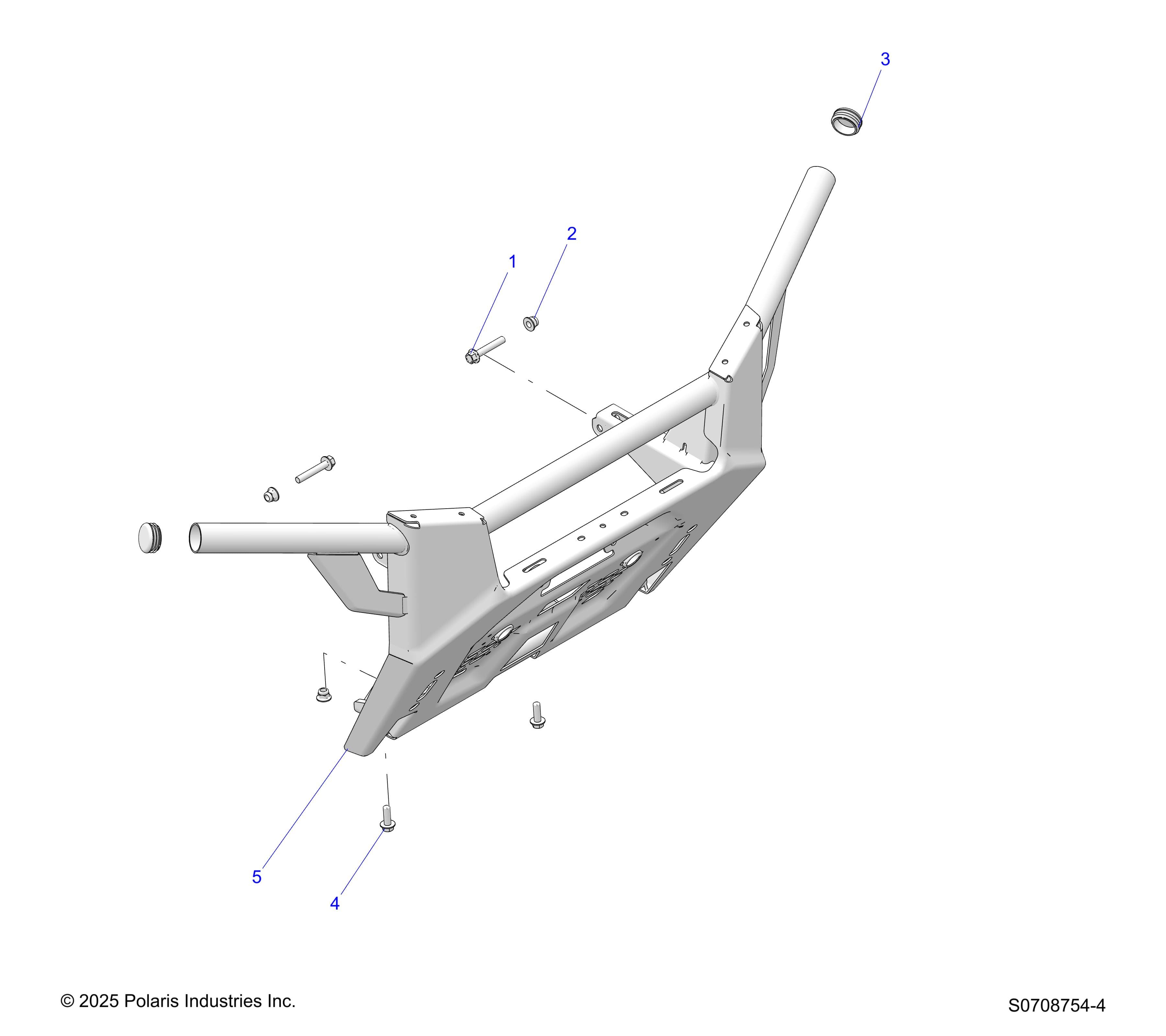 2026 RANGER 1000 CABBED — BODY, FRONT BUMPER diagram