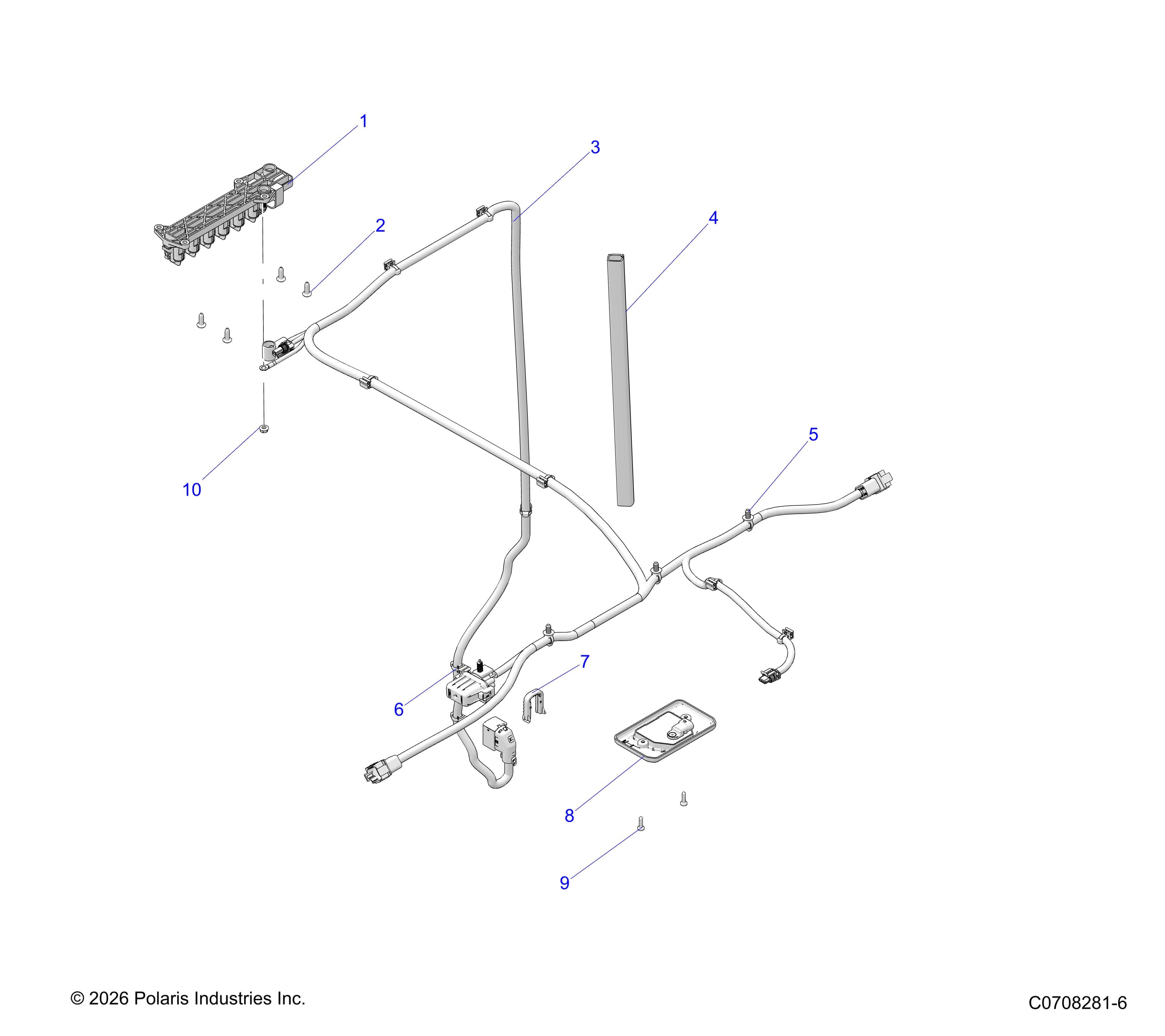 2026 RANGER 1000 XP CREW NSTR PREMIUM — ELECTRICAL, DOME LIGHT diagram