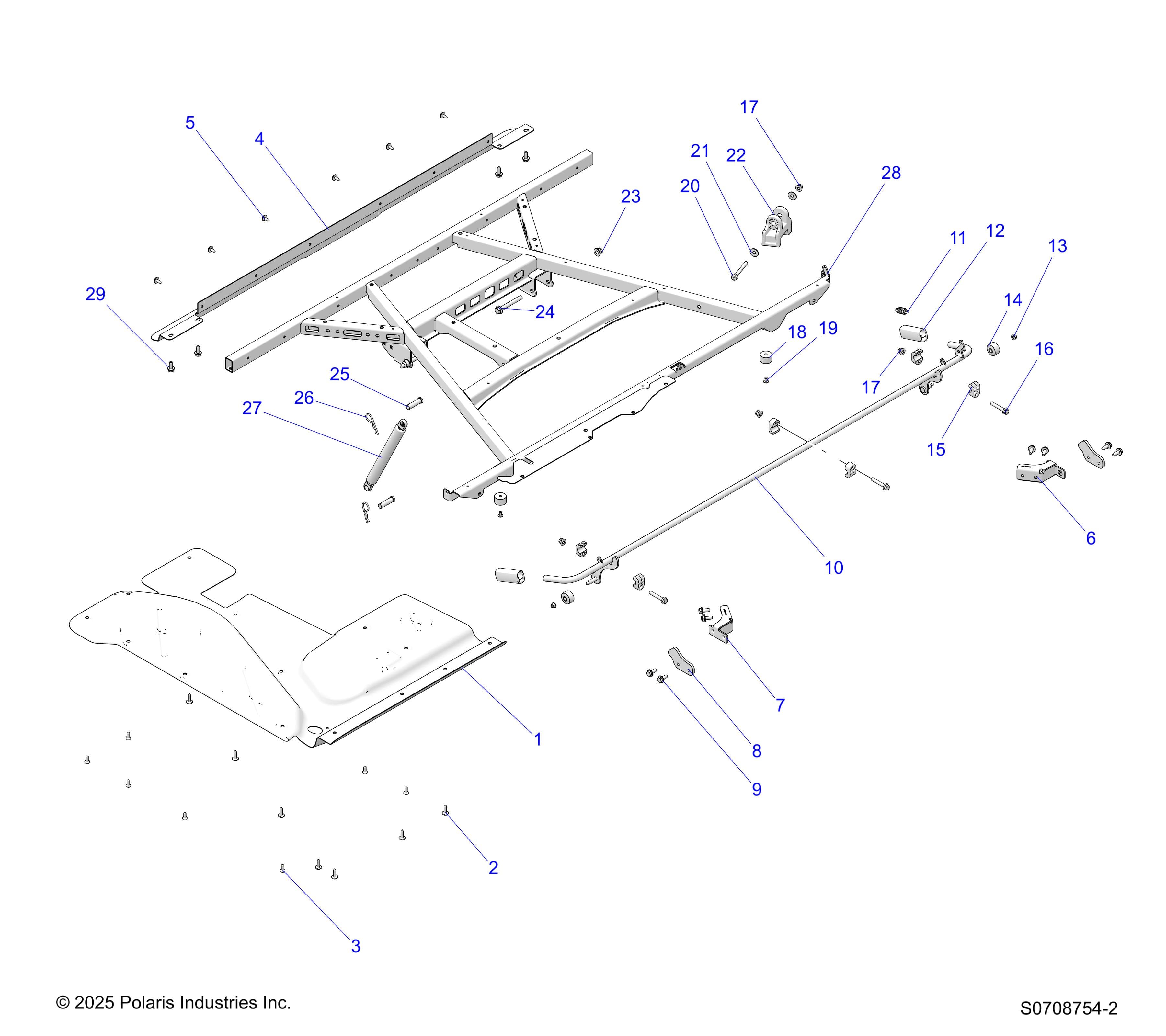 2026 RANGER 1000 CABBED — BODY, BOX, MOUNTING diagram