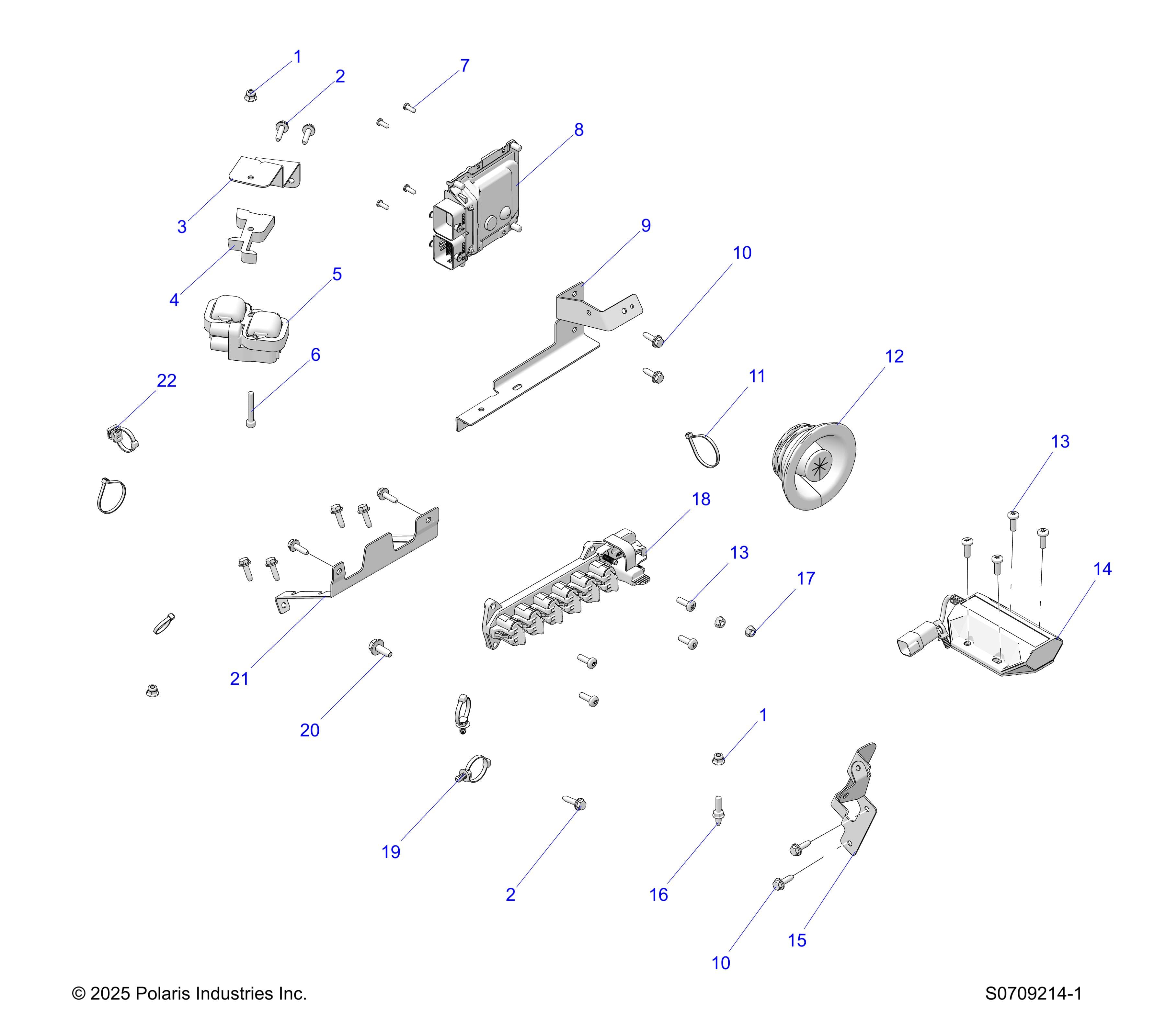 2026 RANGER 1000 XP CREW NSTR ULTIMATE TRAIL BOSS — ELECTRICAL, COMPONANTS diagram