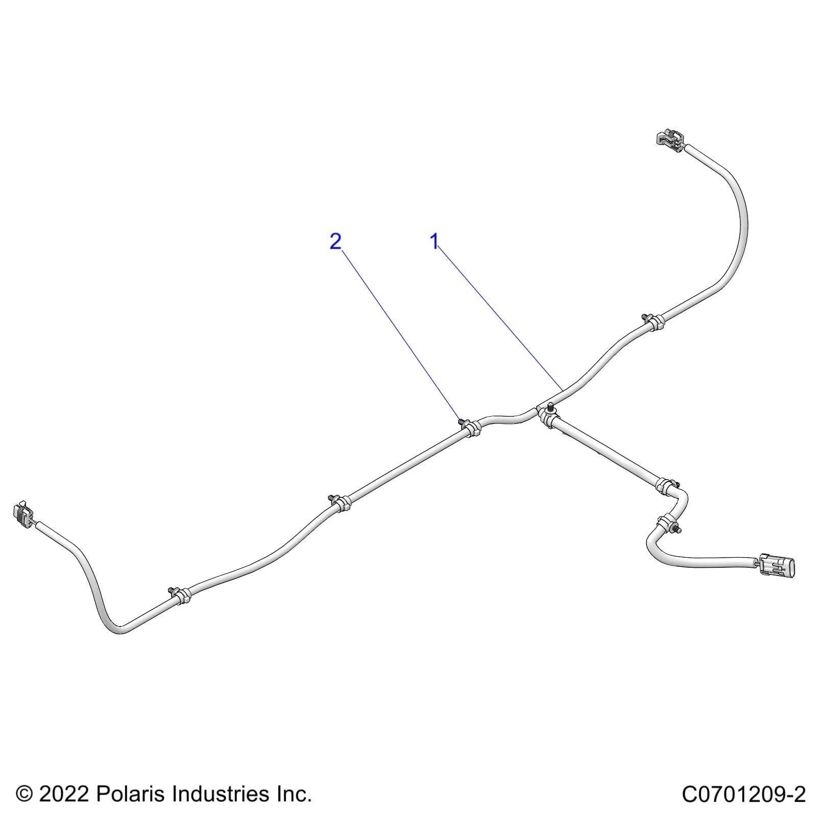 2026 RANGER 1000 CREW EPS — ELECTRICAL, HARNESS BOX - R26T6E99A9/AF/AJ/AK/B9/BF/BJ/BK (C0701209-2) diagram