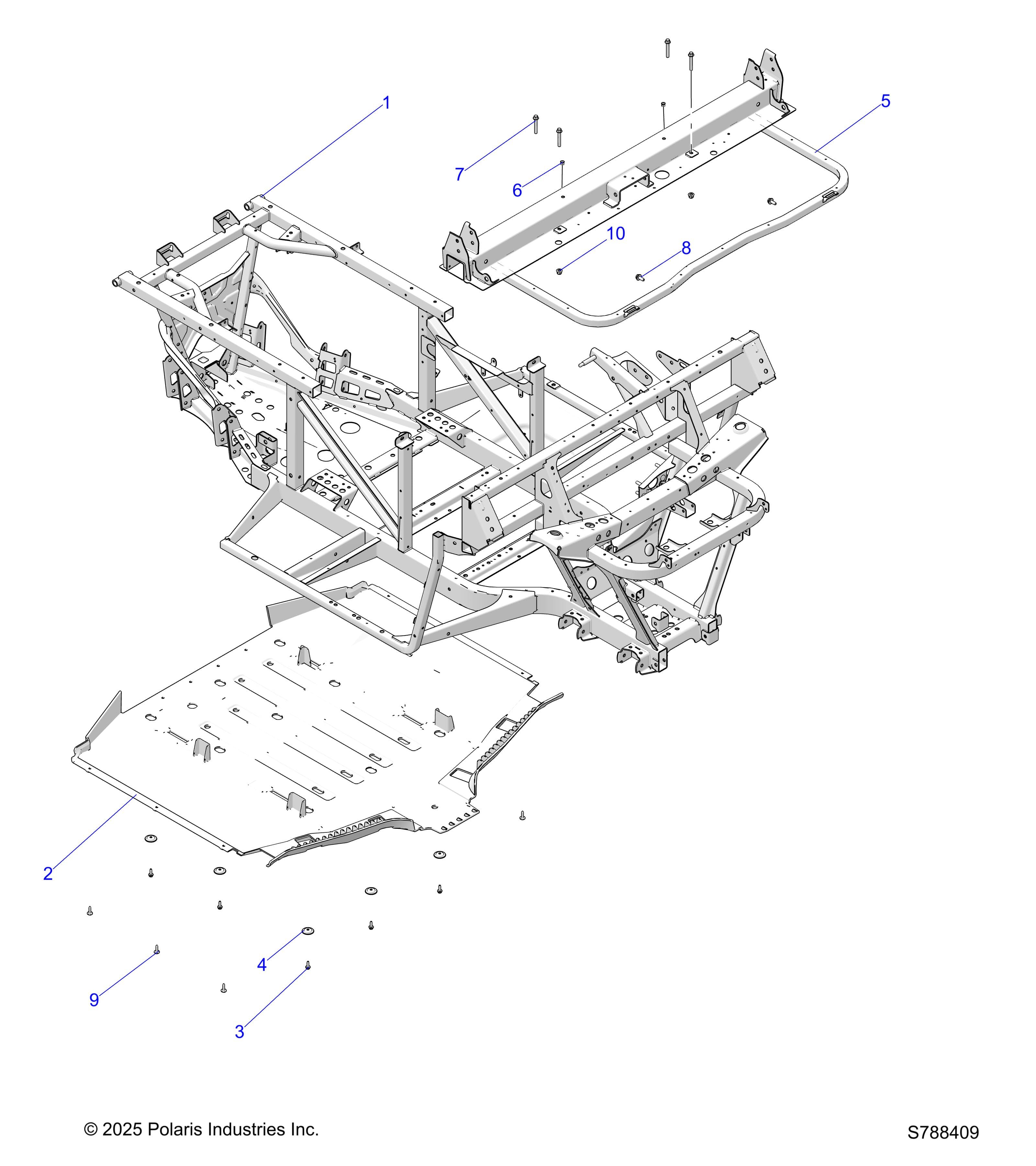 2026 RANGER 500 — CHASSIS, FRAME diagram