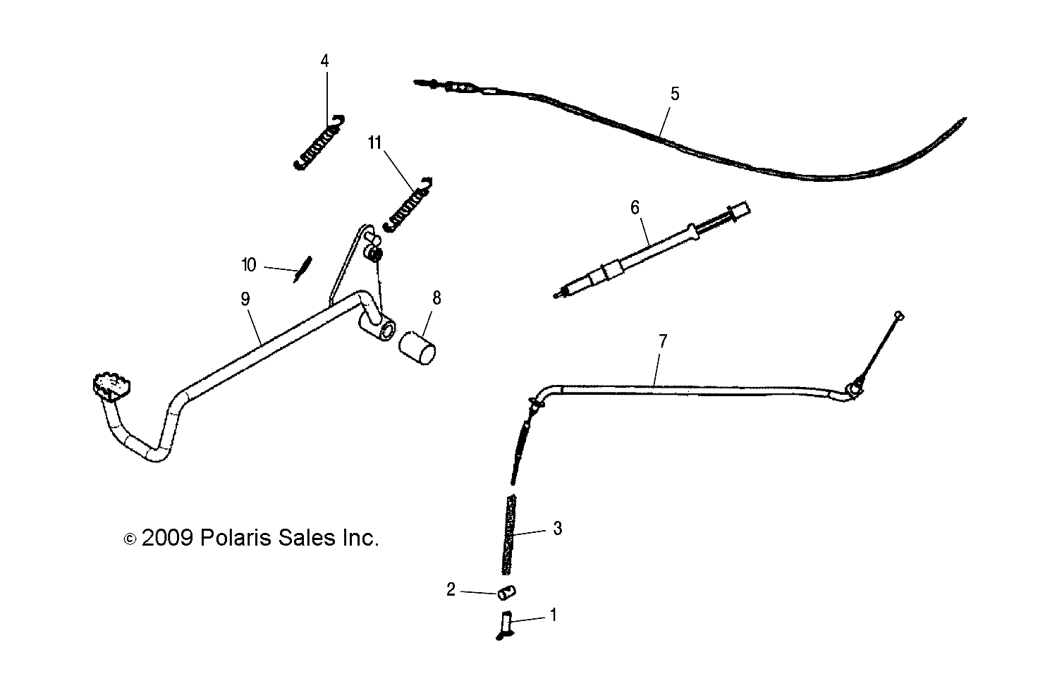 2026 PHOENIX 200 R01 - A26YPA20A4 — BRAKES, REAR - A26YPA20A4 (49ATVBRAKERR10PHX) diagram