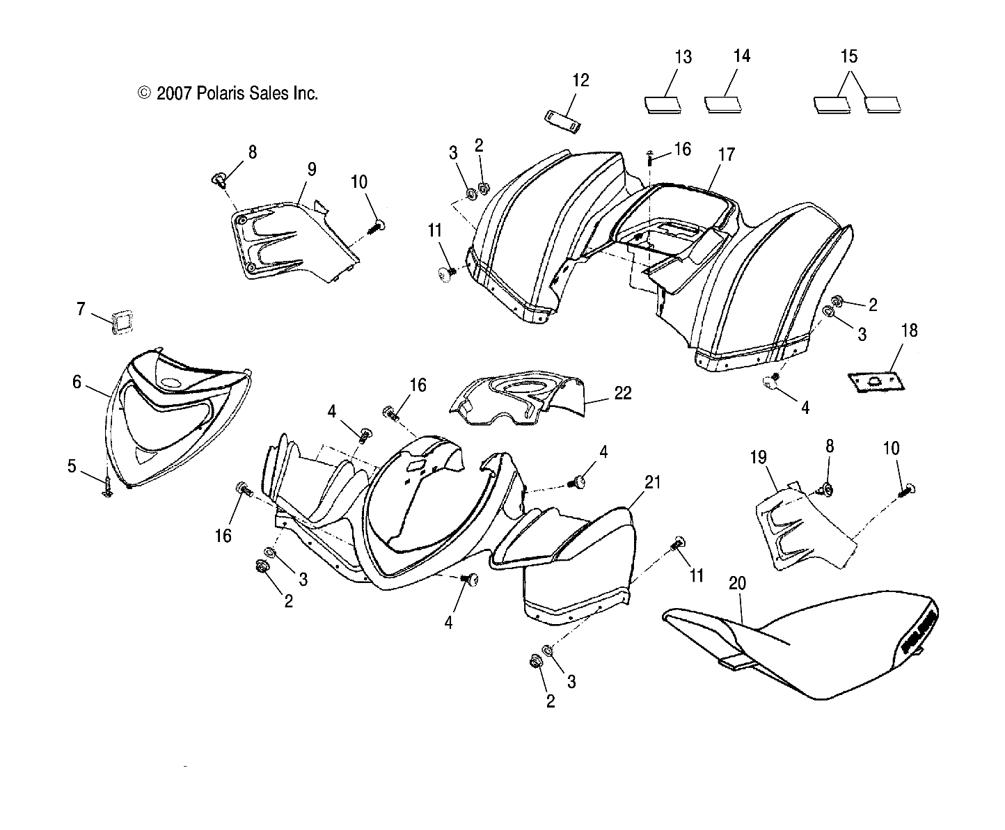 2026 PHOENIX 200 R01 - A26YPA20A4 — BODY, CAB and SEAT - A26YPA20A4 (49ATVCAB09PHX) diagram