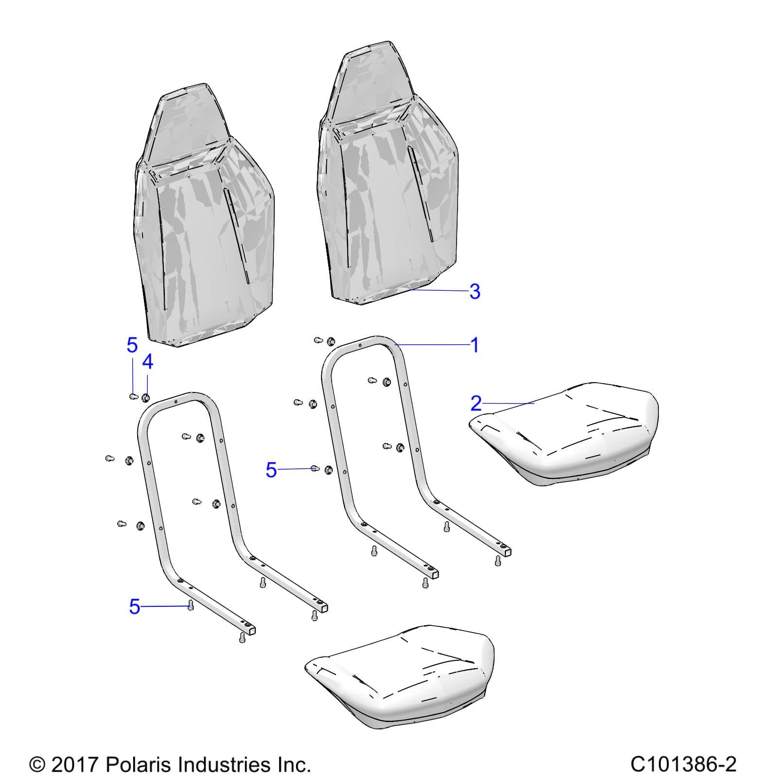 2026 RANGER 150 EFI AU — BODY, SEAT - R26HZA15D5 (C101386-2) diagram