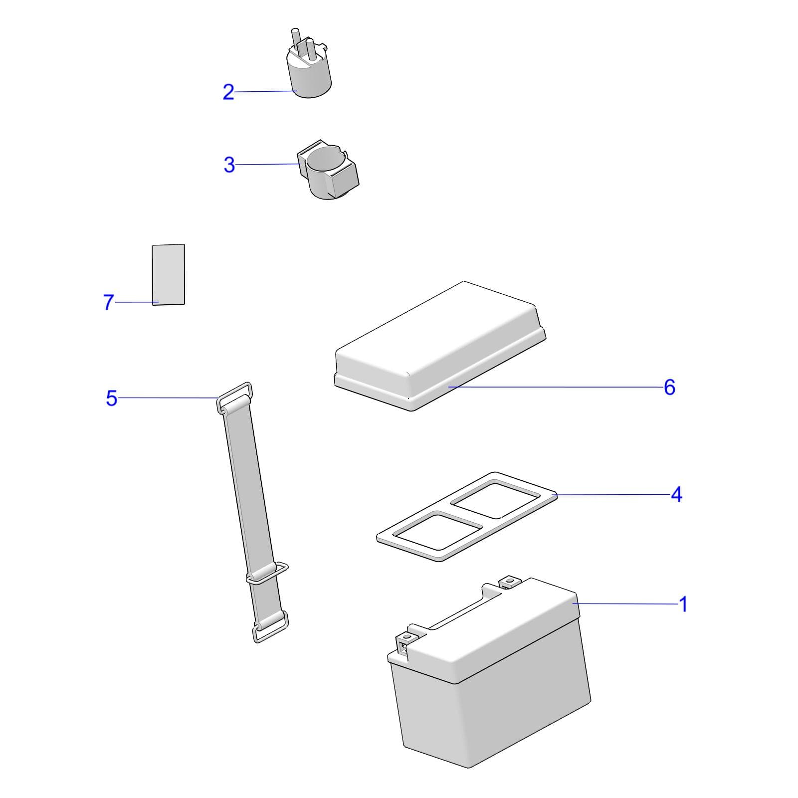 2026 RANGER 150 EFI AU — ELECTRICAL, BATTERY - R26HZA15D5 (C101388-1) diagram