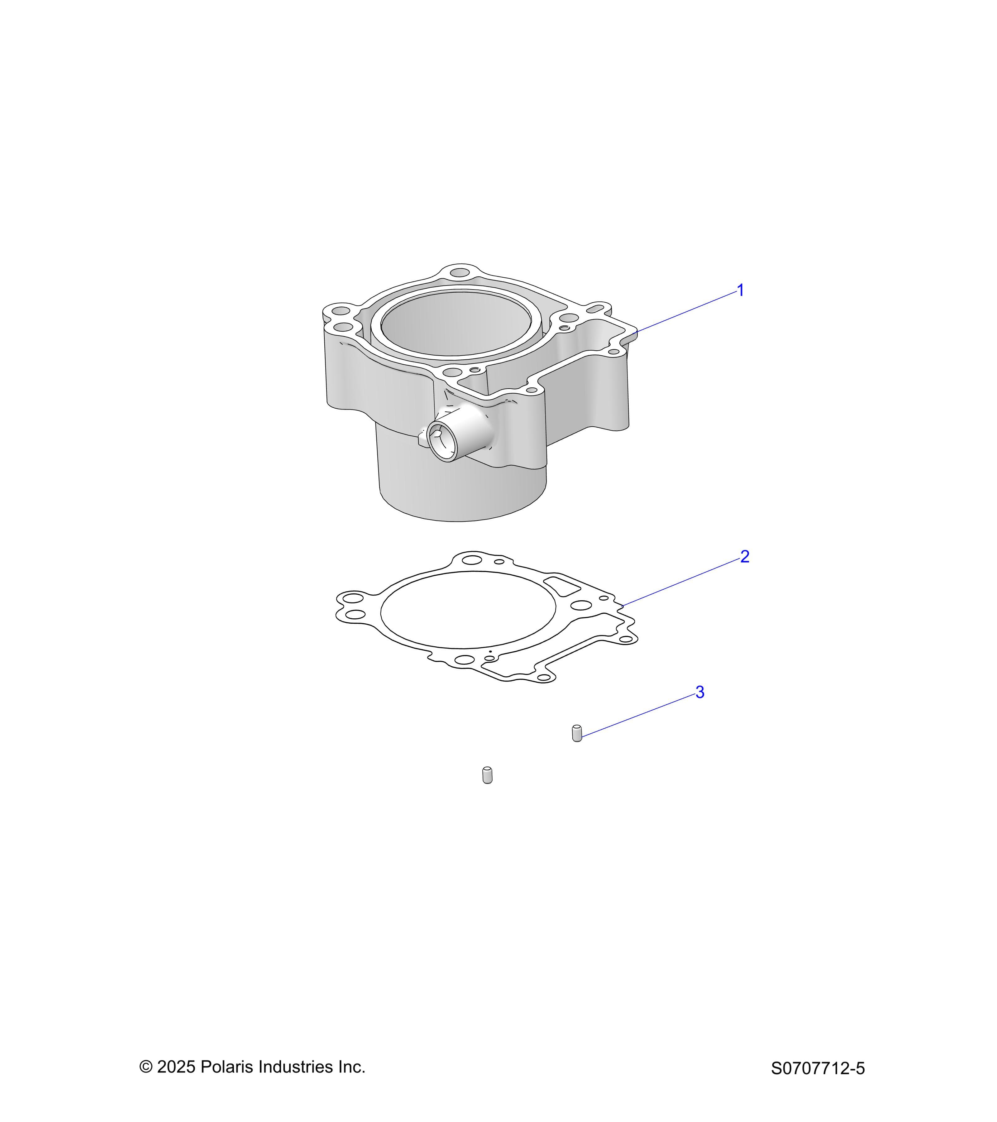 2026 RANGER 500 — ENGINE, CYLINDER diagram