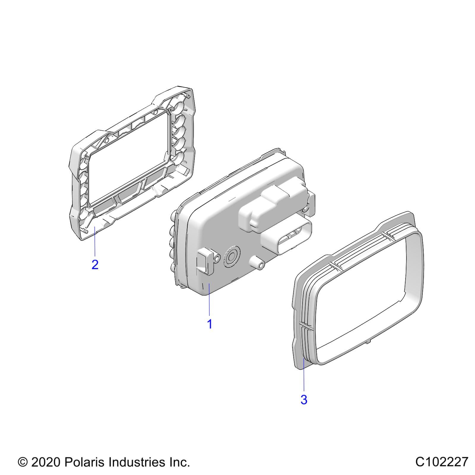 2026 SPORTSMAN 450 EPS 50S — ELECTRICAL, GAUGES and INDICATORS - A26SEE50B1/B4 (C102227) diagram