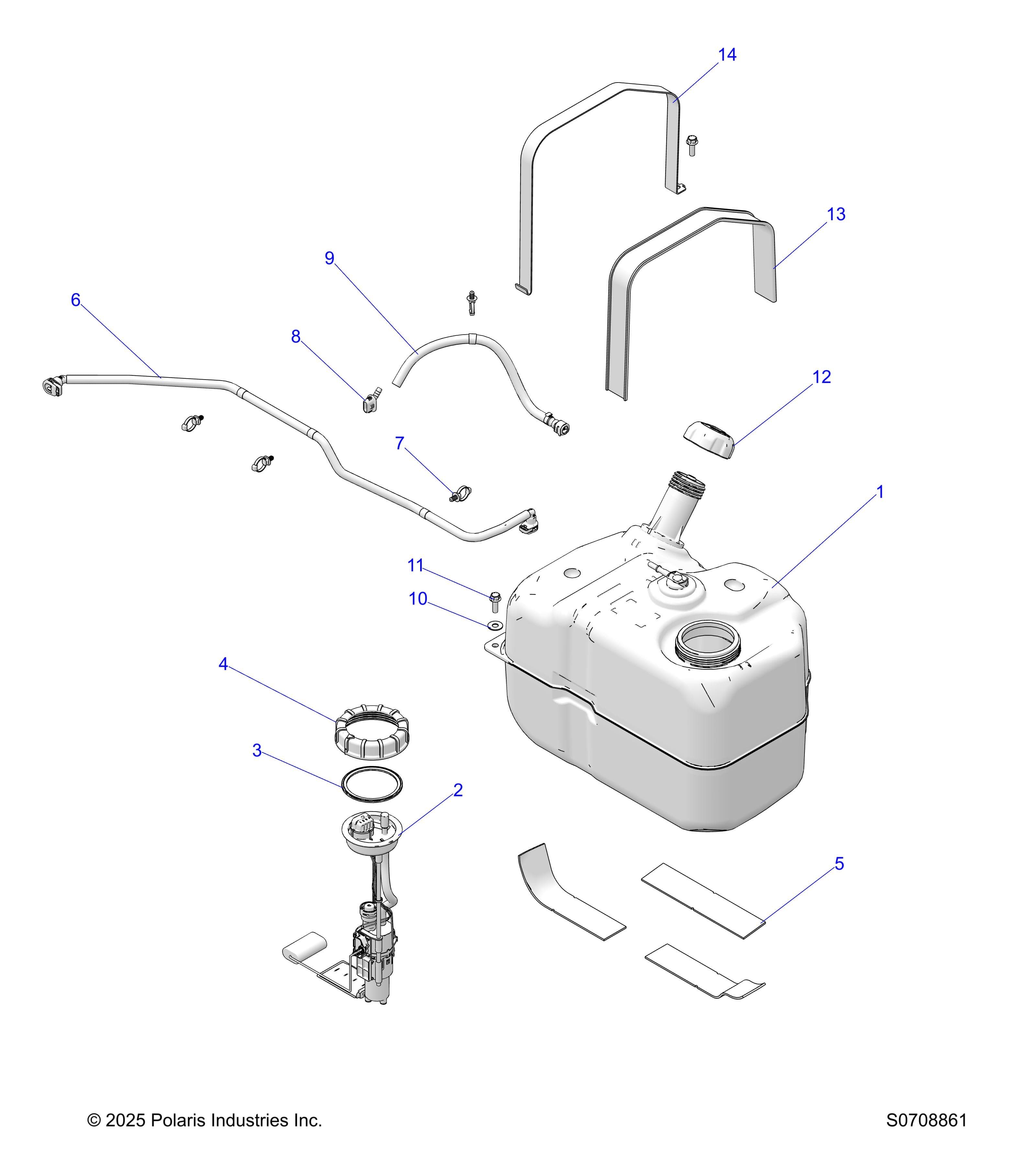 2026 RANGER 500 — FUEL SYSTEM diagram