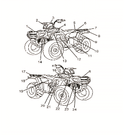 2026 SPORTSMAN 110 R01 - A26YFA11B5 — BODY, DECALS - A26YFA11B5 (A00073) diagram