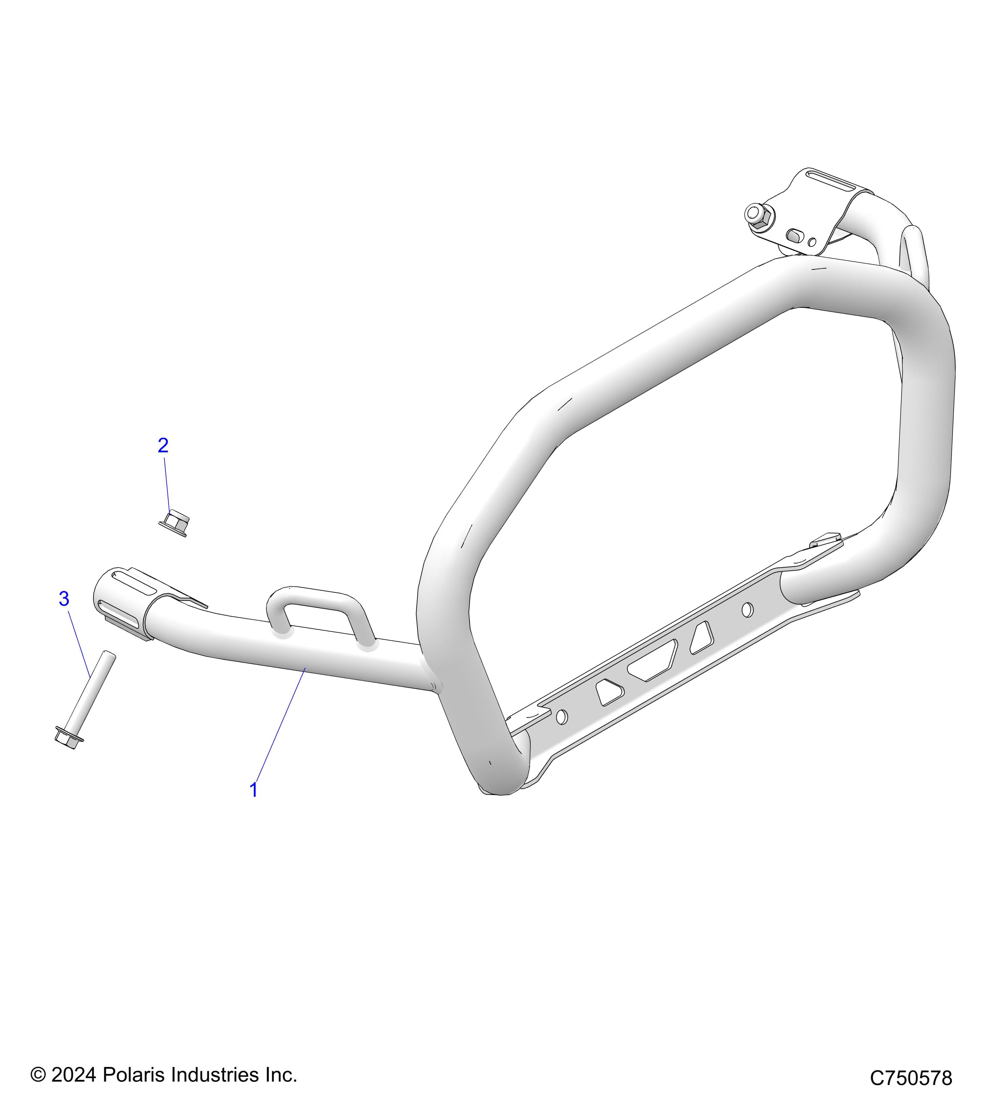 2026 RZR XP 4 1000 ULTIMATE β ACCESSORY, BUMPER AND RELATED - Z26NMT99A4/B4/A6/B6 (C750578) diagram