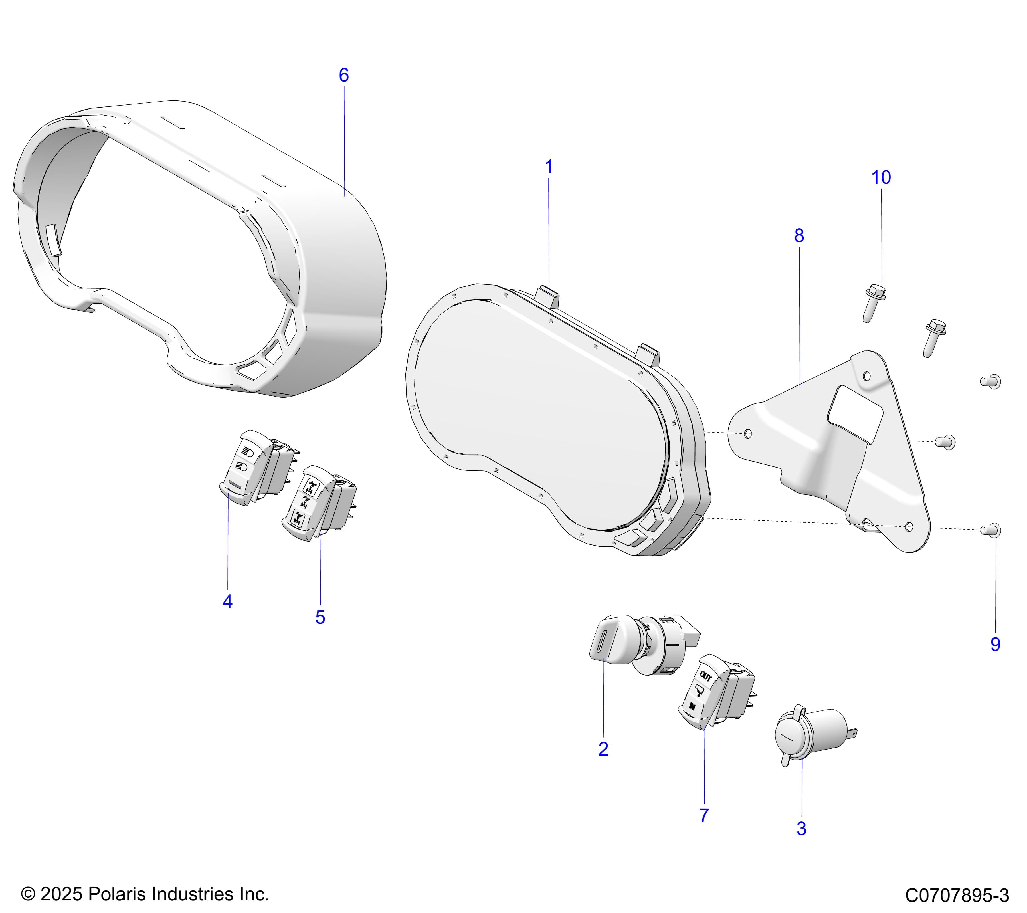 2026 GENERAL XP4 1000 PREMIUM β ELECTRICAL, DASH INSTRUMENTS AND CONTROLS diagram