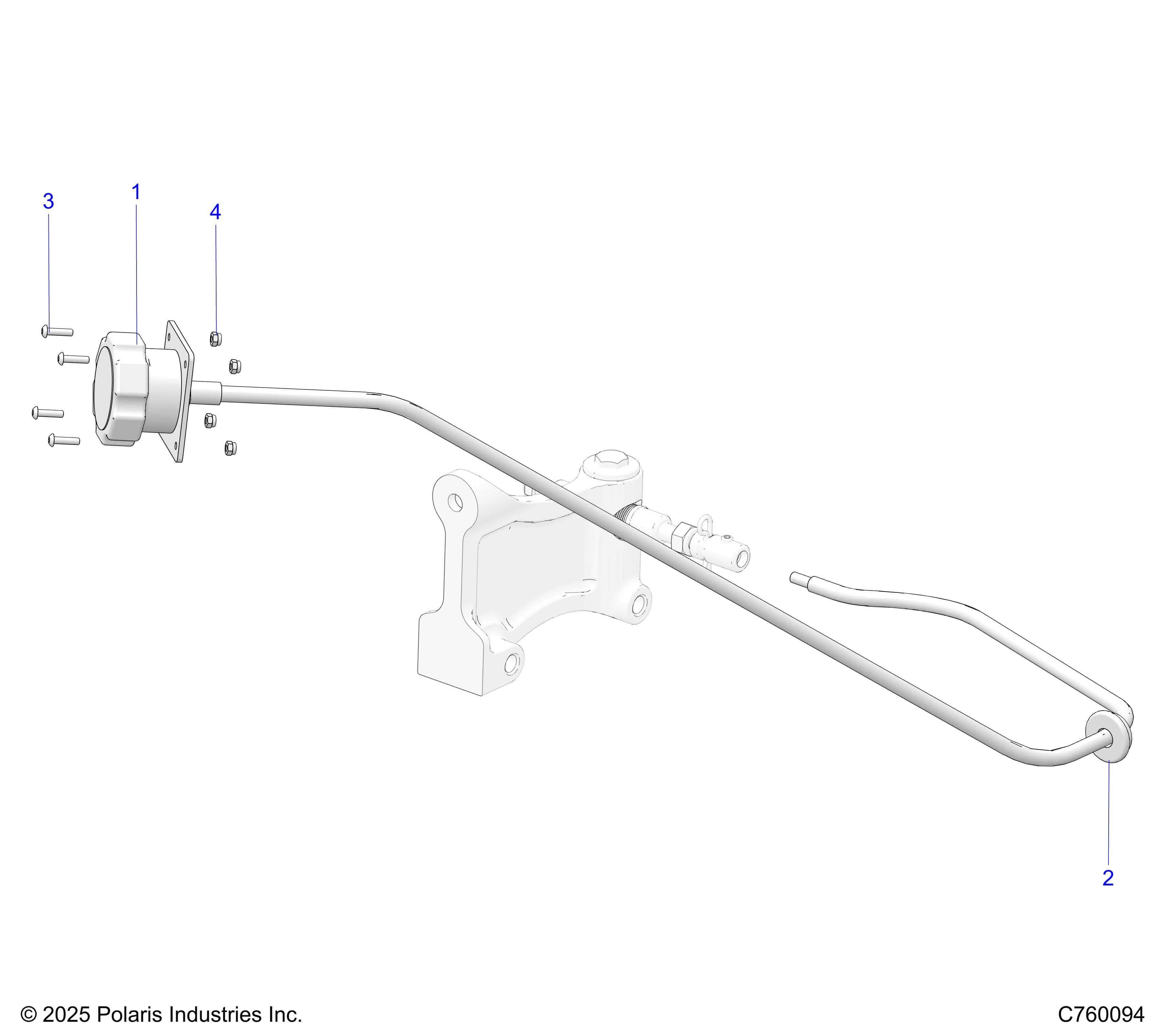 2026 RZR PRO R RACE β BRAKES, DIAL BIAS - Z26RRE2KAL (C760094) diagram