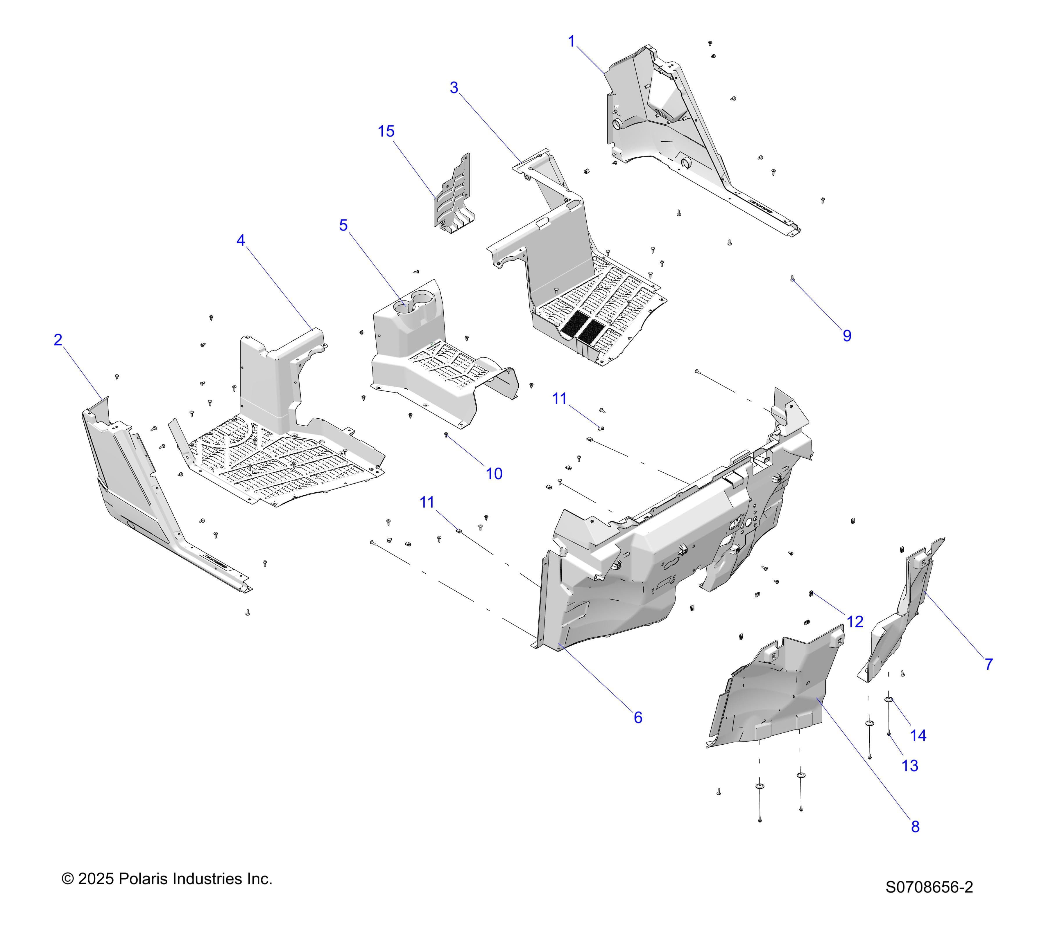 2026 RANGER 1000 XP PREMIUM β BODY, FLOOR & ROCKER - R26RRE99A9/AF/AH/AB/AS/B9/BF/BH/BB/BS (C700058-1) diagram