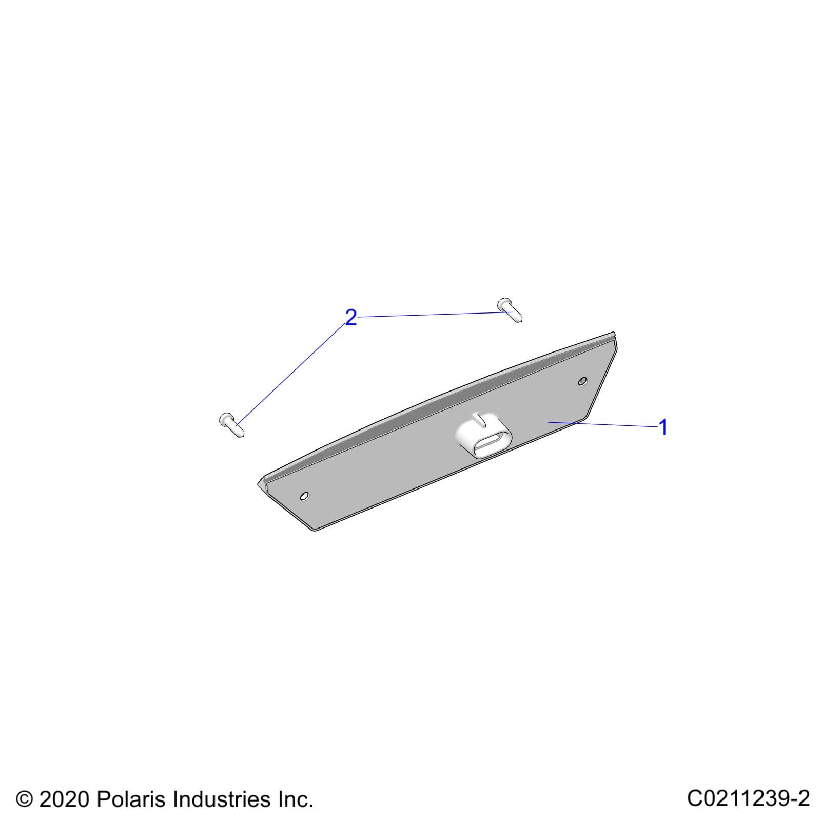 2026 SPORTSMAN 450 50S β ELECTRICAL, TAILLAMPS - A26SEA50B1/B4 (C0211239-2) diagram