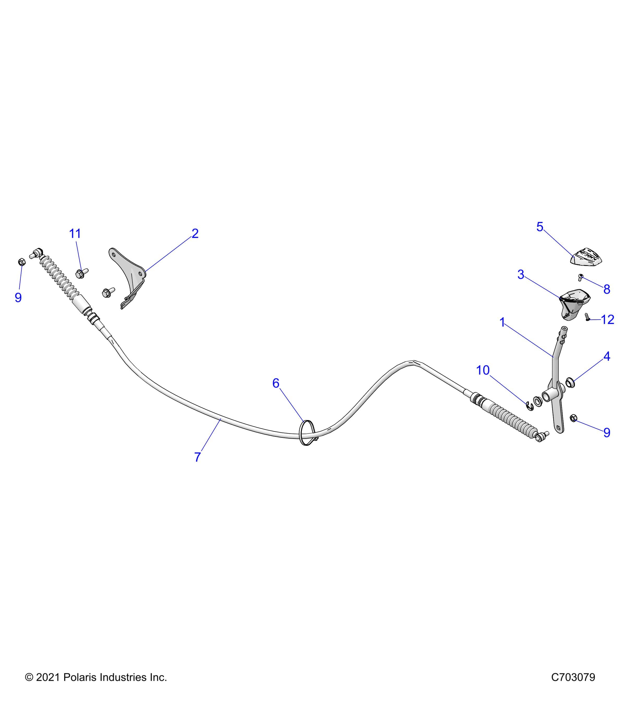 2026 RZR XP 4 1000 SPORT β DRIVE TRAIN, GEAR SELECTOR - Z26NMS99A4/B4/A6/B6 (C703079) diagram
