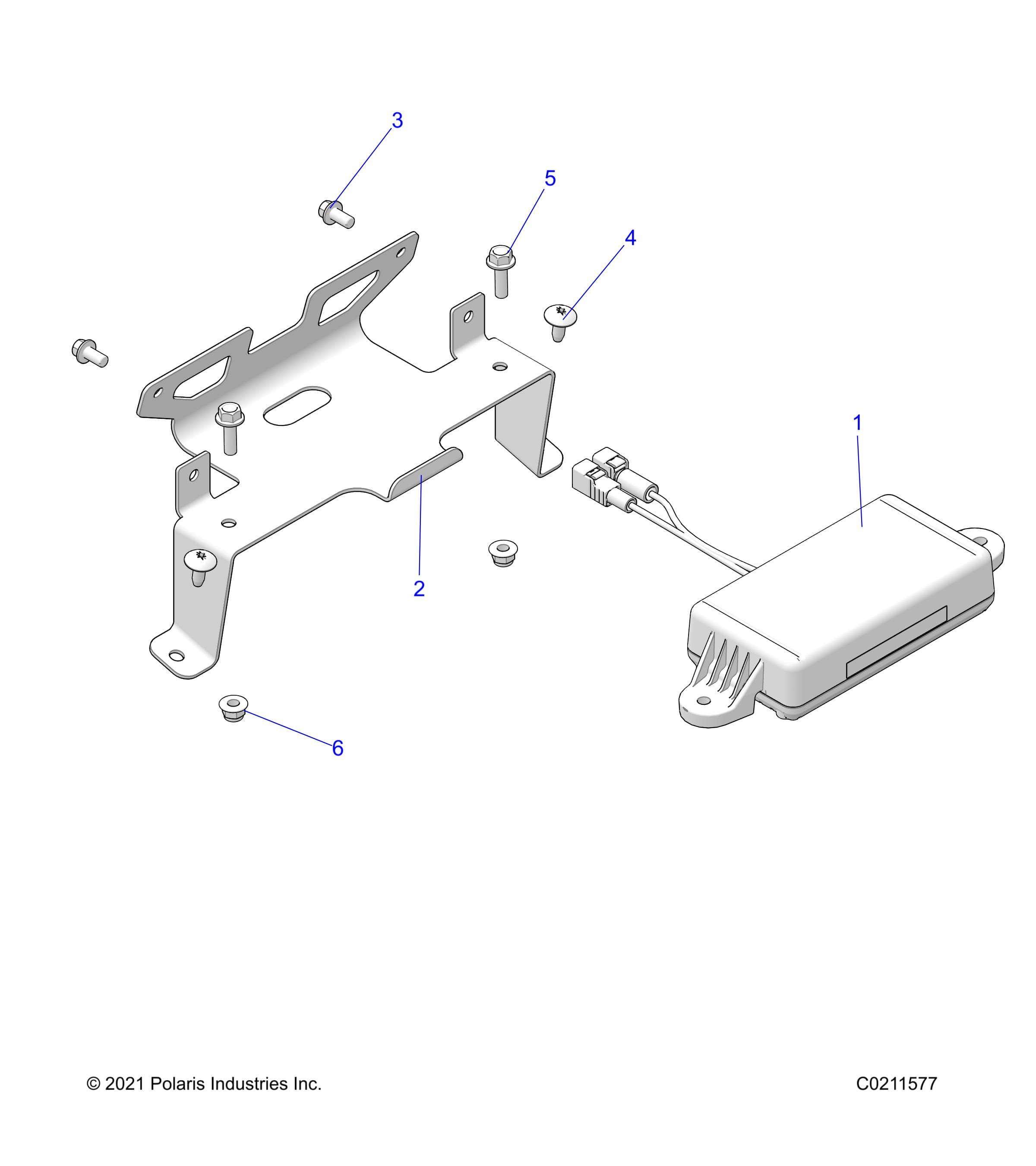 2026 SPORTSMAN 570 UTL 49S β ELECTRICAL, GPS ANTENNA - A26SHR57AG (C0211577) diagram