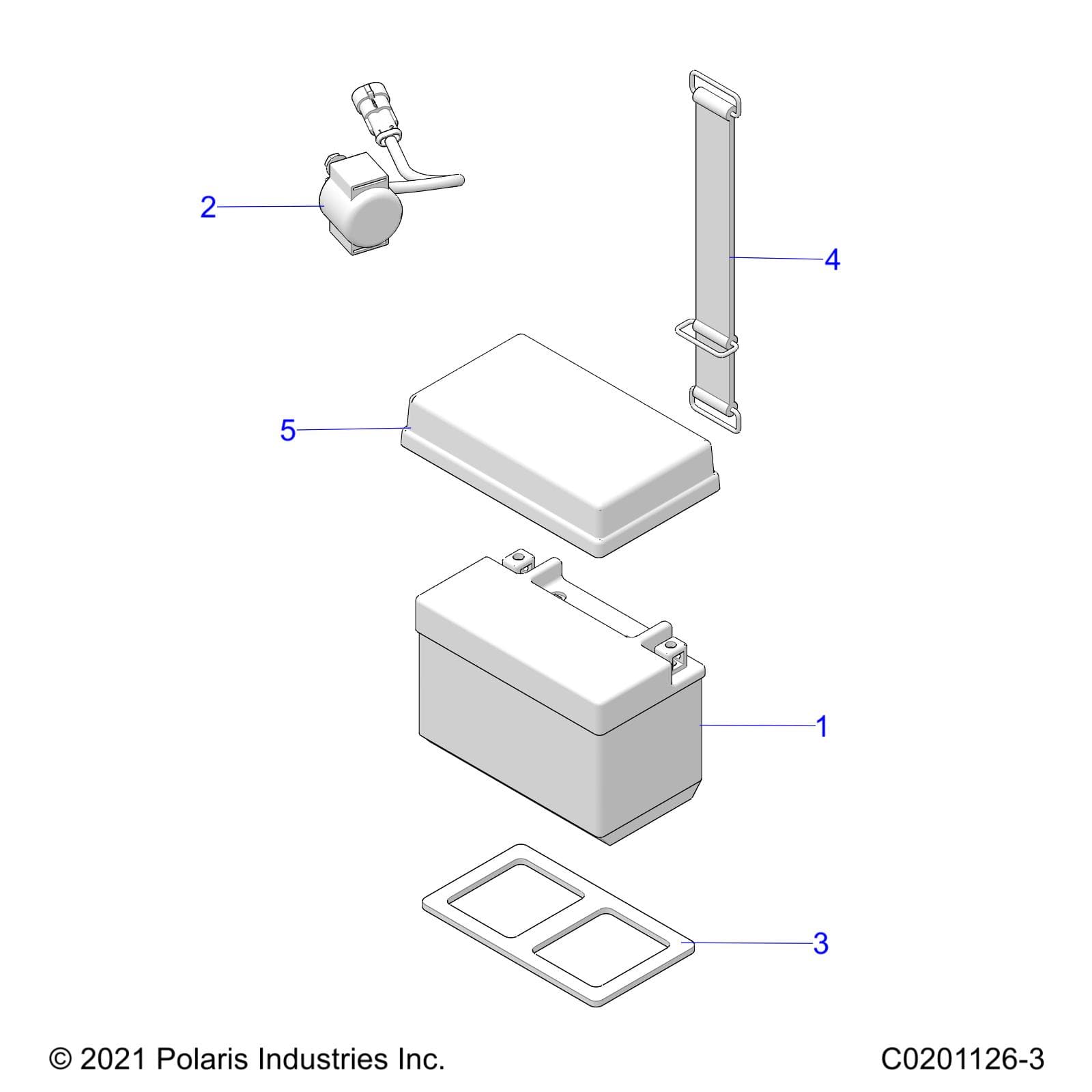 2026 RZR 200 MD β ELECTRICAL, BATTERY - Z26HCA18N4/N7 (C0201126-3) diagram