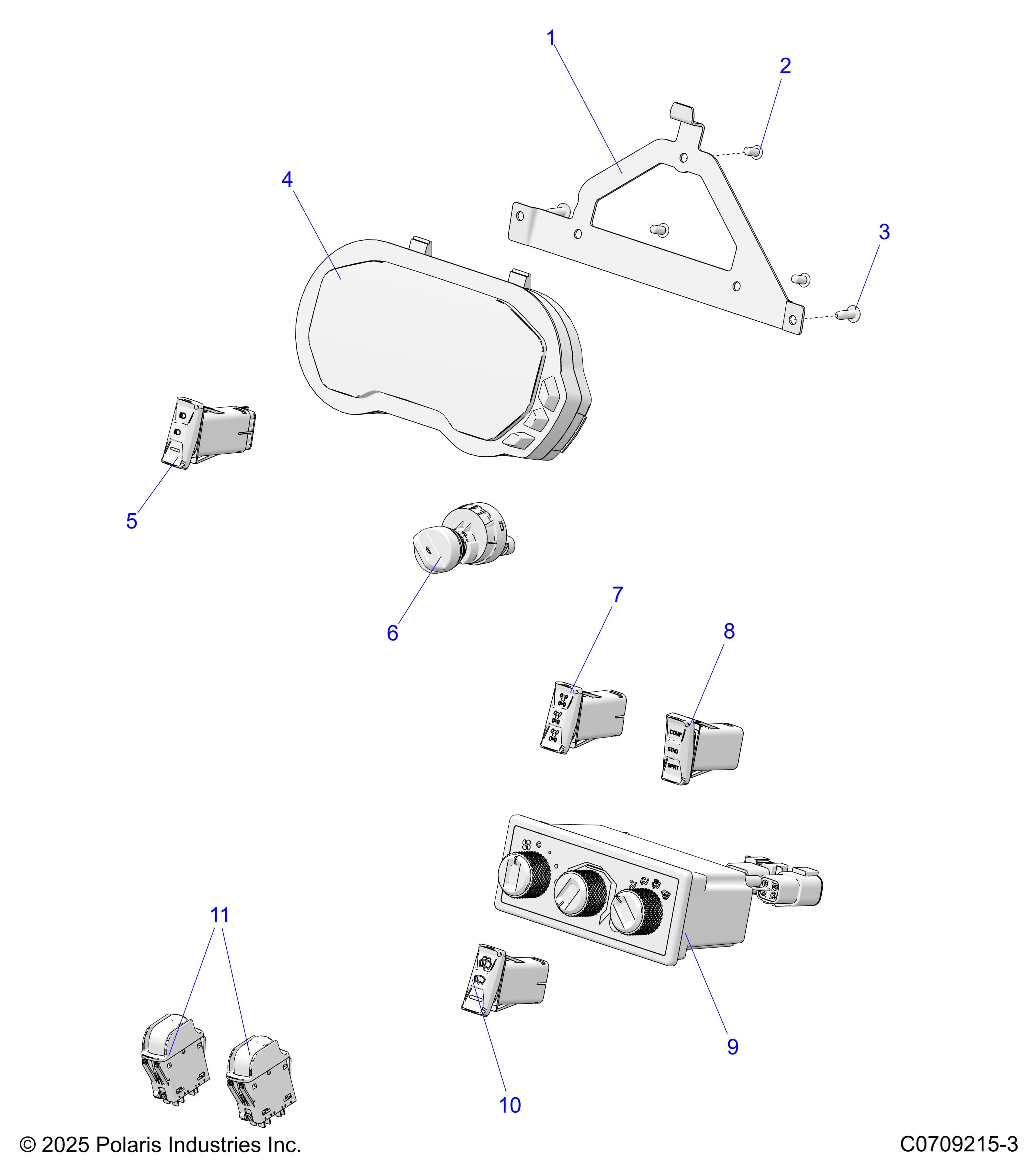 2026 POLARIS XPEDITION ADV NORTHSTAR β ELECTRICAL, DASH INSTRUMENTS AND CONTROLS diagram