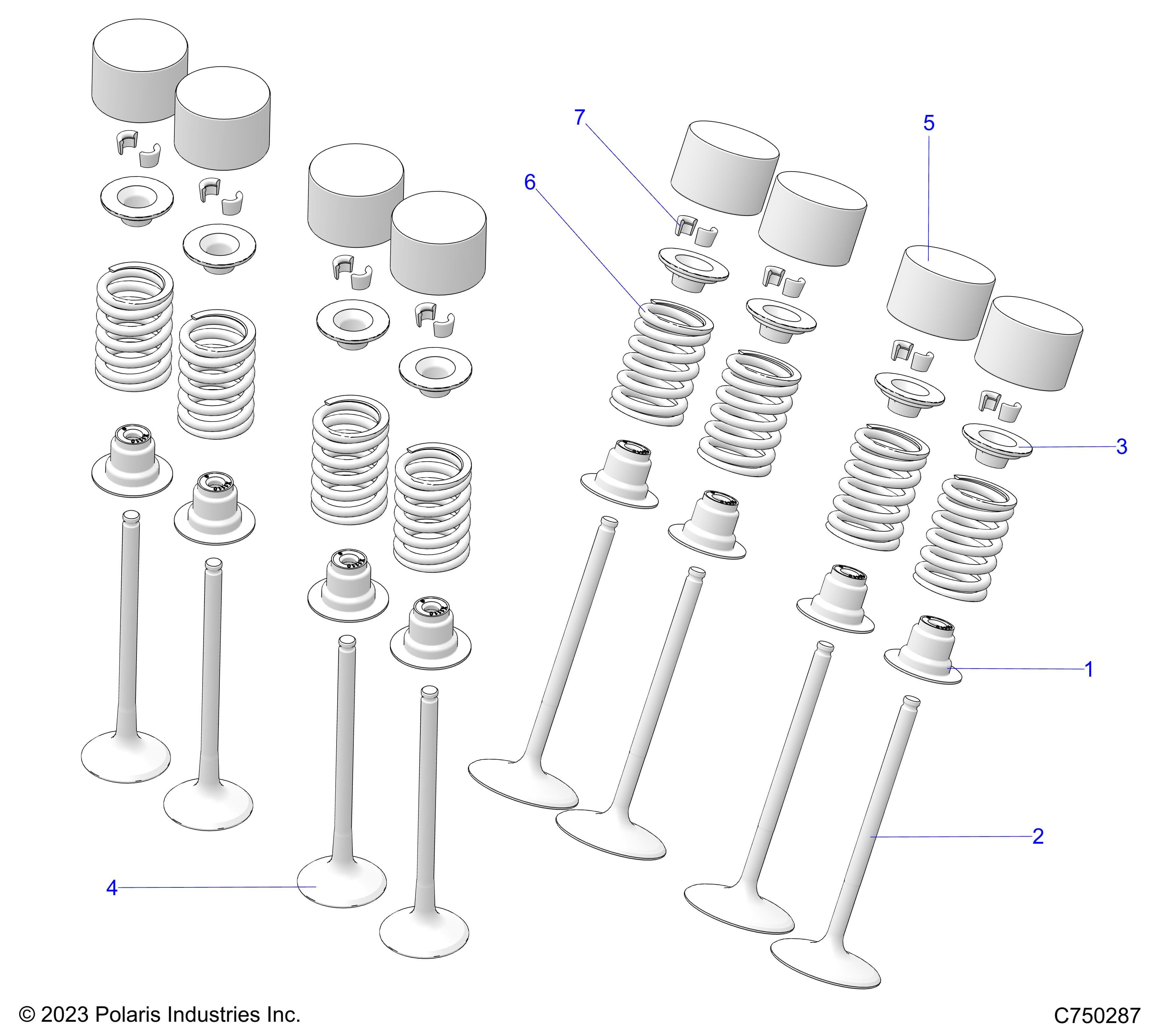 2026 RZR PRO XP SPORT β ENGINE, VALVES - Z26XPE92A4/B4/A6/B6 (C750287) diagram