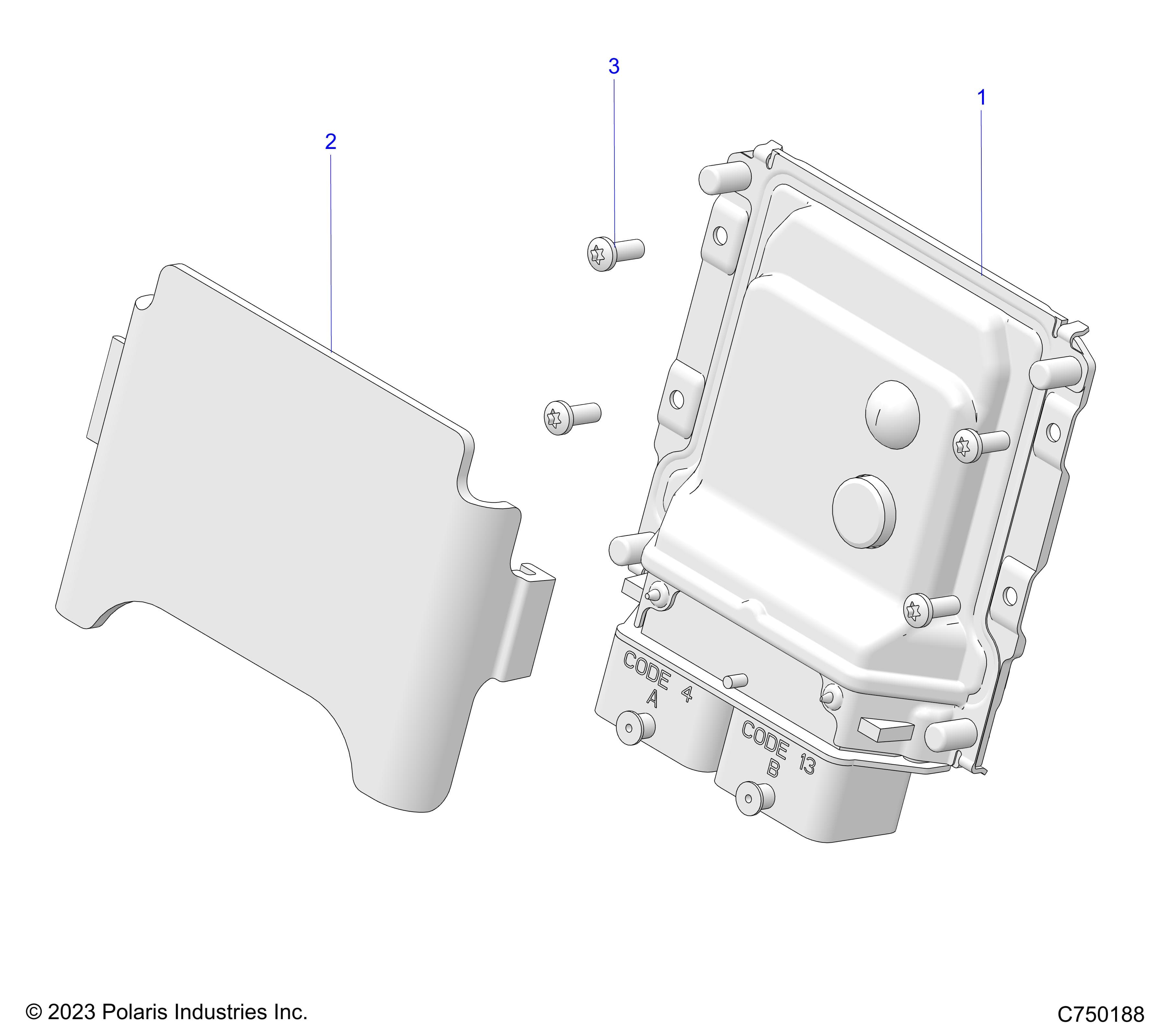 2026 RZR PRO S SPORT β ELECTRICAL, ECU - Z26SPE92A4/B4/A6/B6 (C750188) diagram