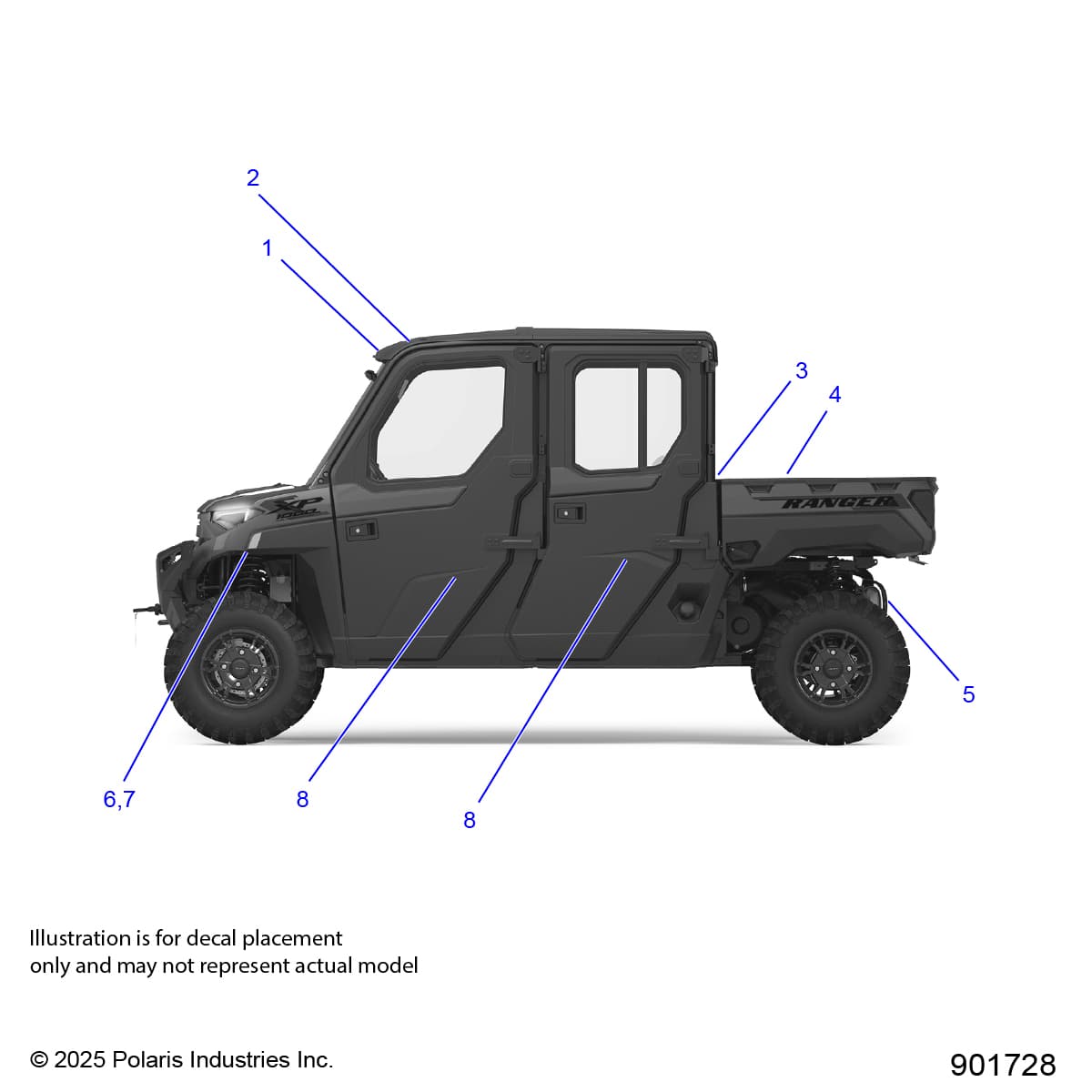 2026 RANGER 1000 XP CREW NSTR ULTIMATE β BODY, DECALS, GENERAL - R26RSY99A9/AF/AH/AB/AS/B9/BF/BH/BB/BS (900872) diagram