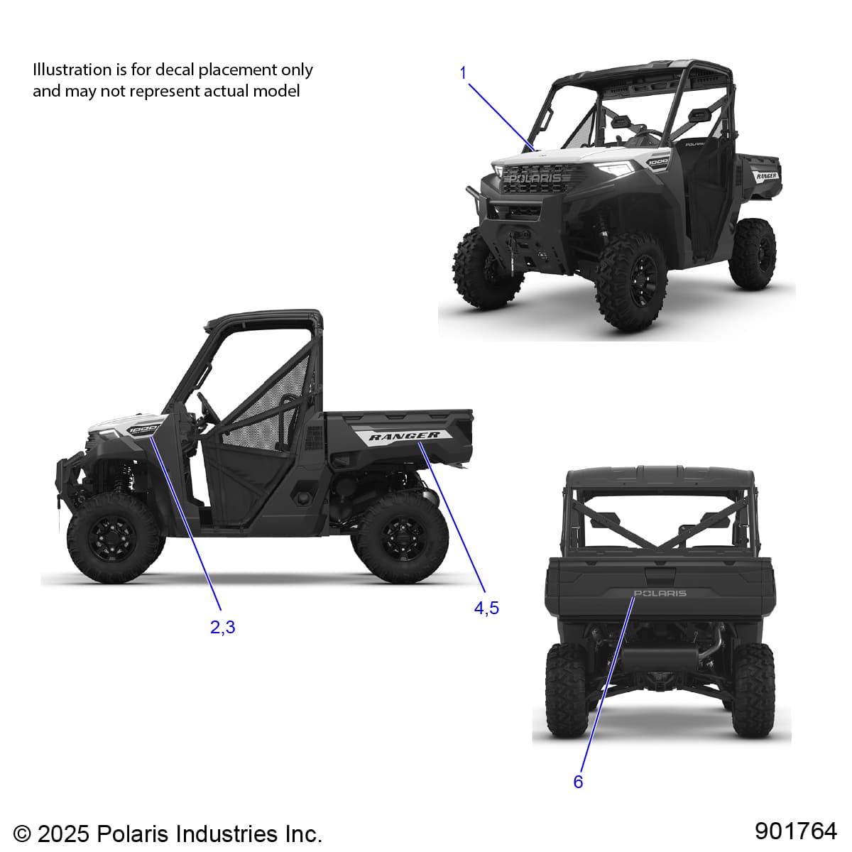 2026 RANGER 1000 EPS β BODY, DECALS, GRAPHICS - R26TAE99A1/A9/AF/AJ/AK/B1/B9/BF/BJ/BK (901067) diagram