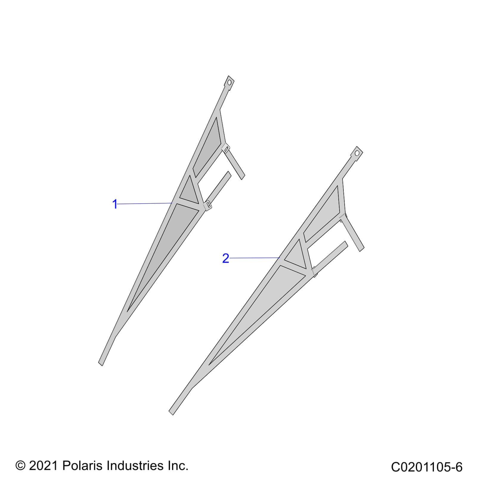 2026 RZR 200 EVAP β BODY, NETS - Z26HCA18A4/A7/B4/B7 (C0201105-6) diagram