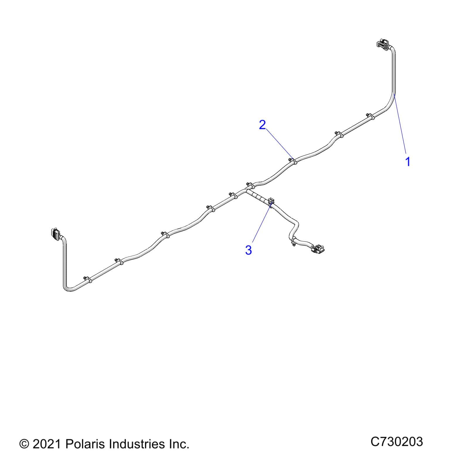 2026 RANGER 1000 NON EPS β ELECTRICAL, HARNESS BOX - R26TAA99A1/B1 (C730203) diagram