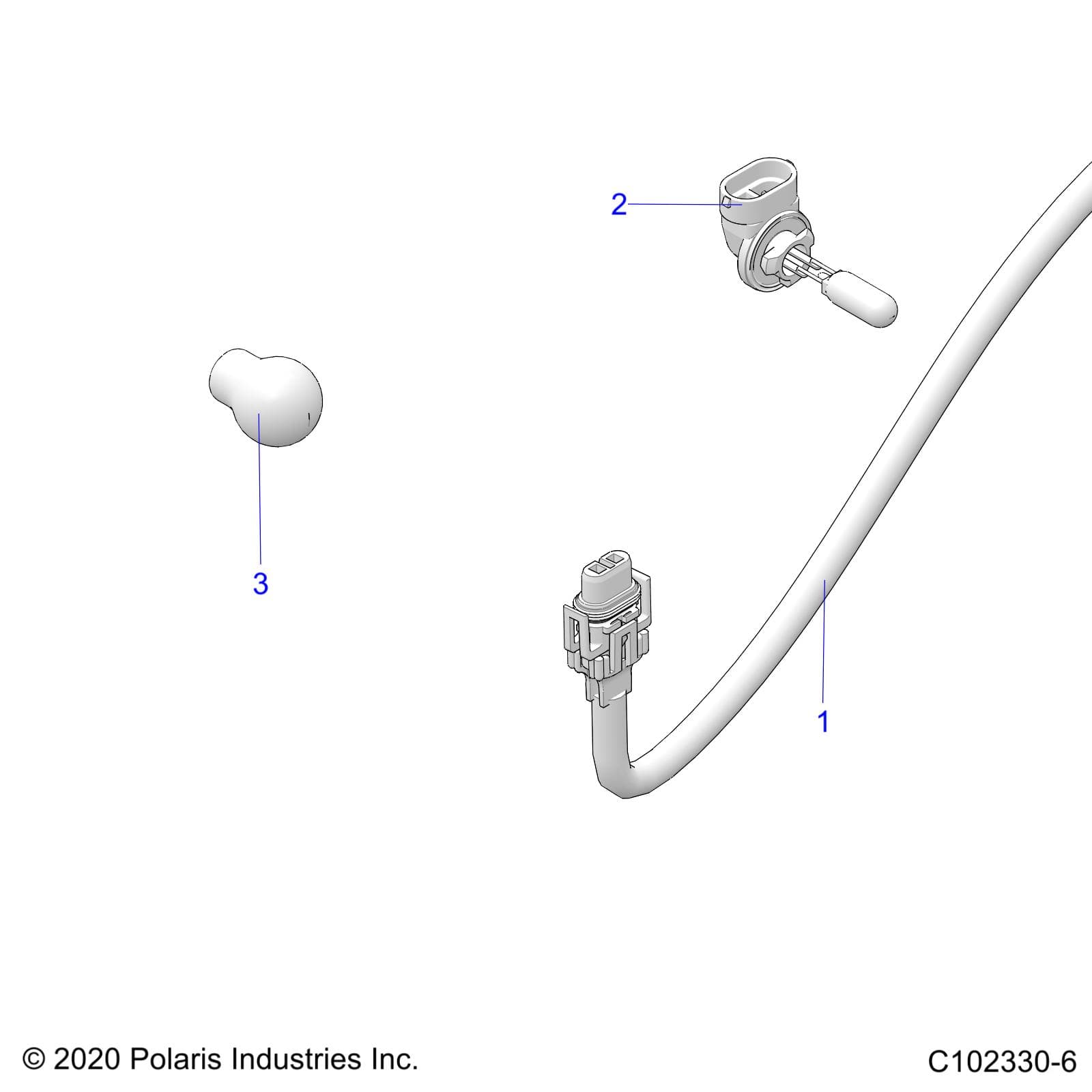 2026 SPORTSMAN TOURING 850 48" R02 - A26SYE85AL β ELECTRICAL, BULBS - A26SYE85AL (C102330-6) diagram