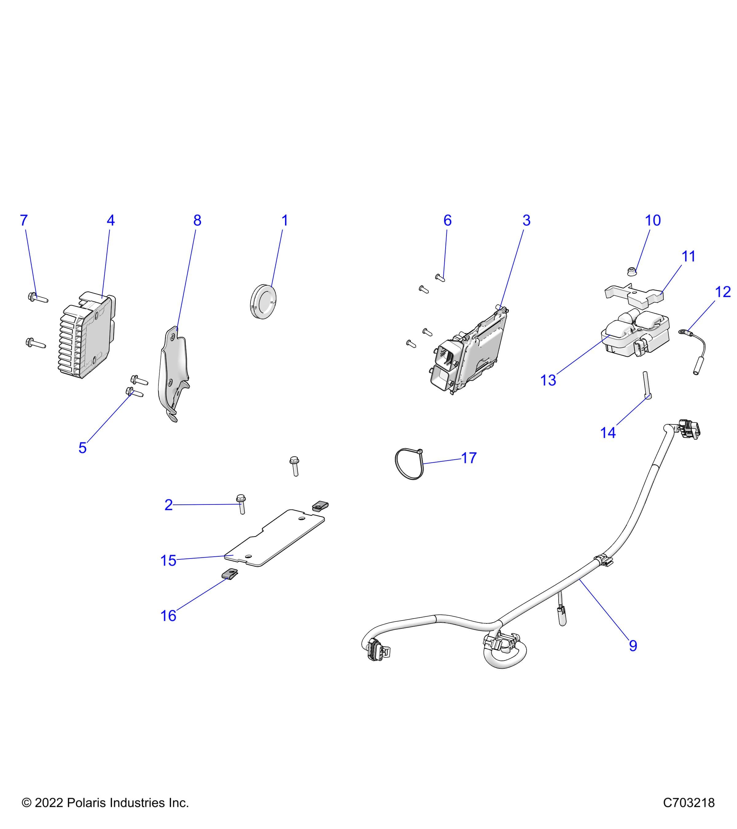 2026 RZR TRAIL S 1000 ULTIMATE β ELECTRICAL, ECU, REG, ETC. - Z26ASF99A6 (C703218) diagram