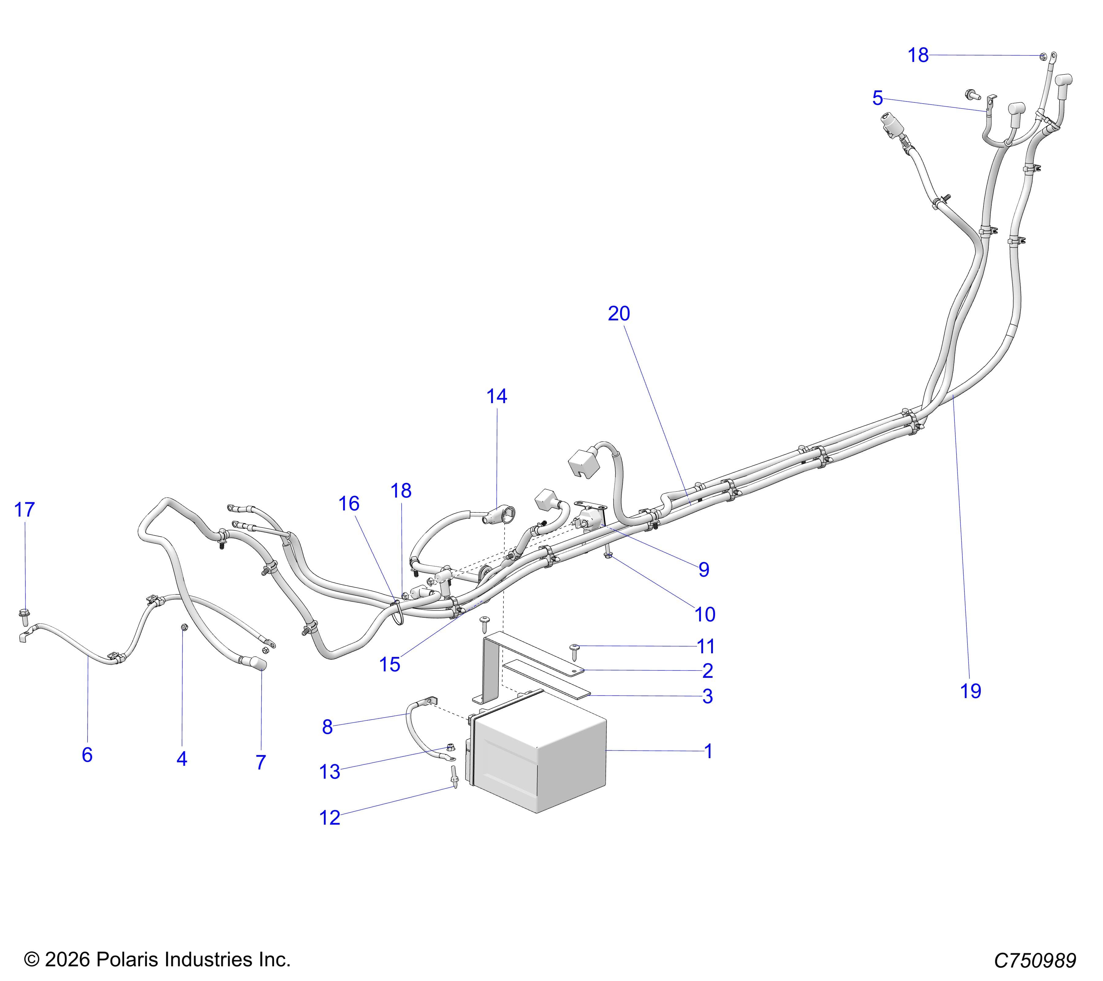 2026 RZR PRO R LE β ELECTRICAL, BATTERY AND RELATED - Z26RPP2KBL (C750989) diagram