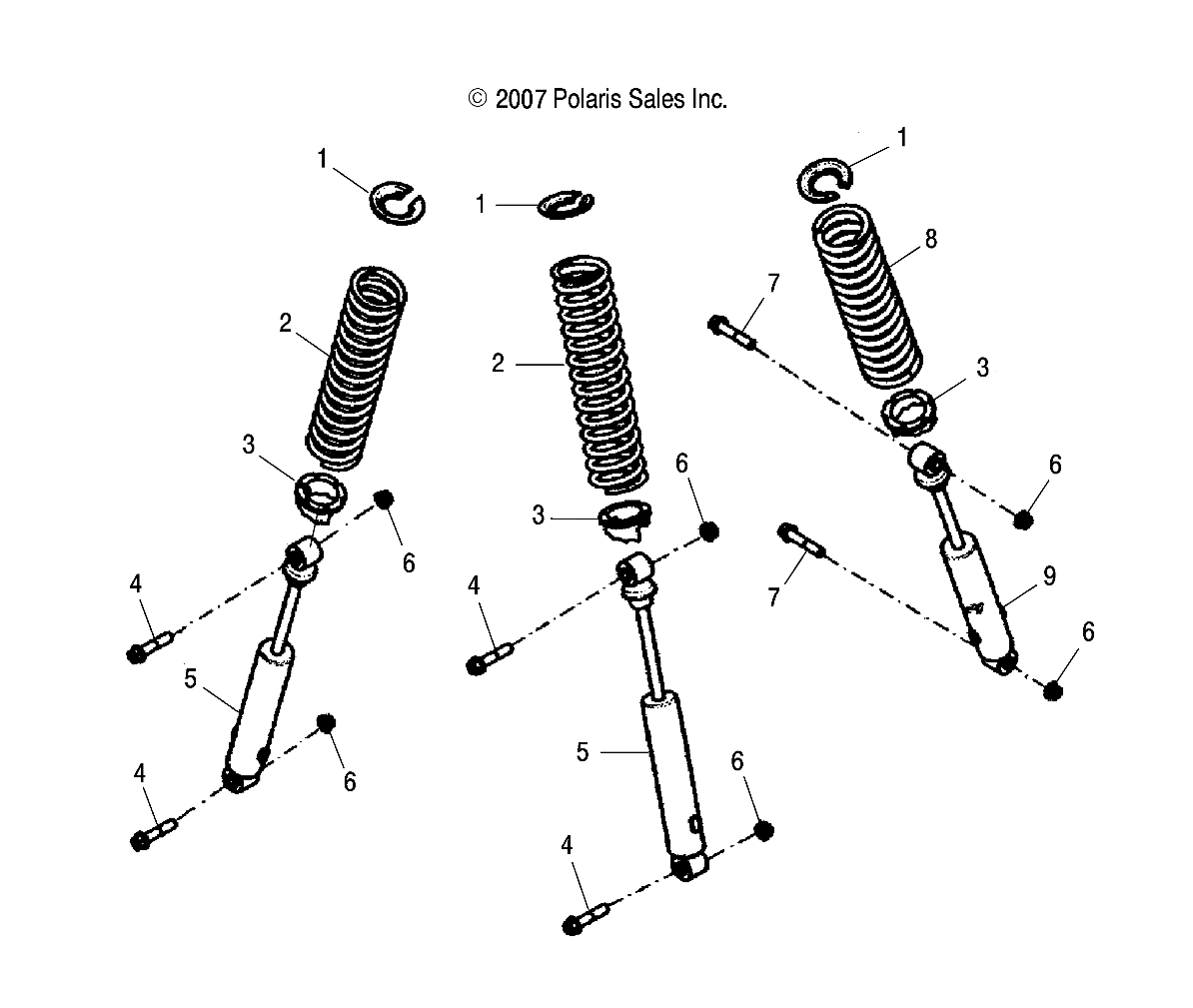 2026 PHOENIX 200 R01 - A26YPA20A4 β SUSPENSION, SHOCKS - A26YPA20A4 (49ATVSUSP08PHX) diagram