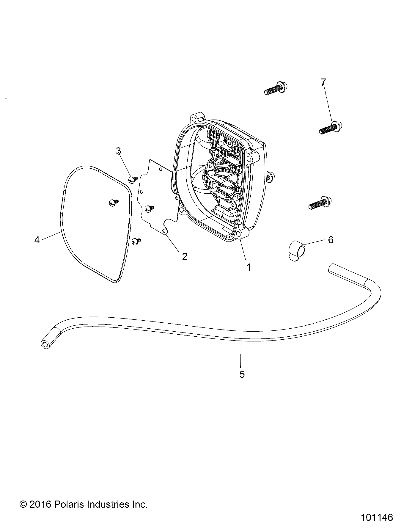 2026 RANGER 150 EFI β ENGINE, BREATHER - R26HZA15A5/B5 (101146) diagram