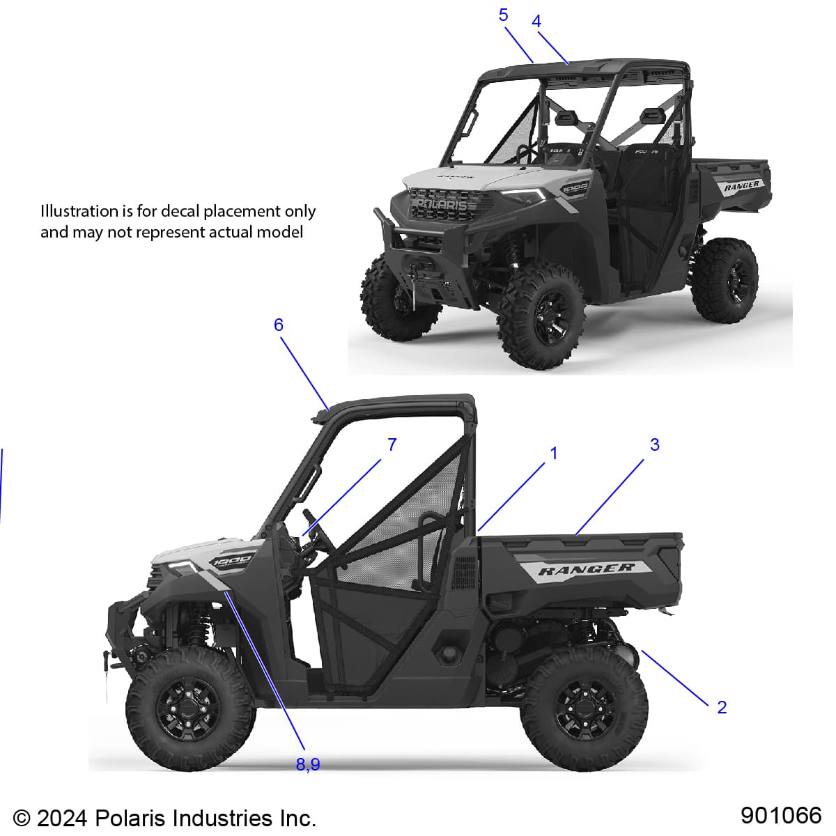 2026 RANGER 1000 EPS β BODY, DECALS, GENERAL - R26TAE99A1/A9/AF/AJ/AK/B1/B9/BF/BJ/BK (901066) diagram