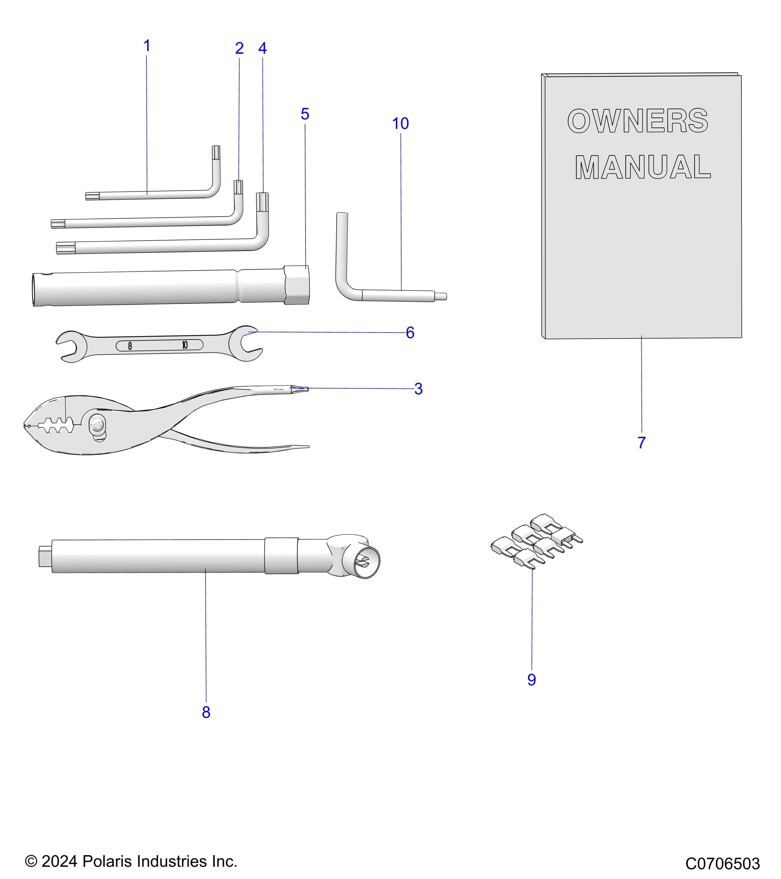 2026 POLARIS XPEDITION ADV 5 NORTHSTAR β REFERENCE, OWNERS MANUAL AND TOOL KIT diagram