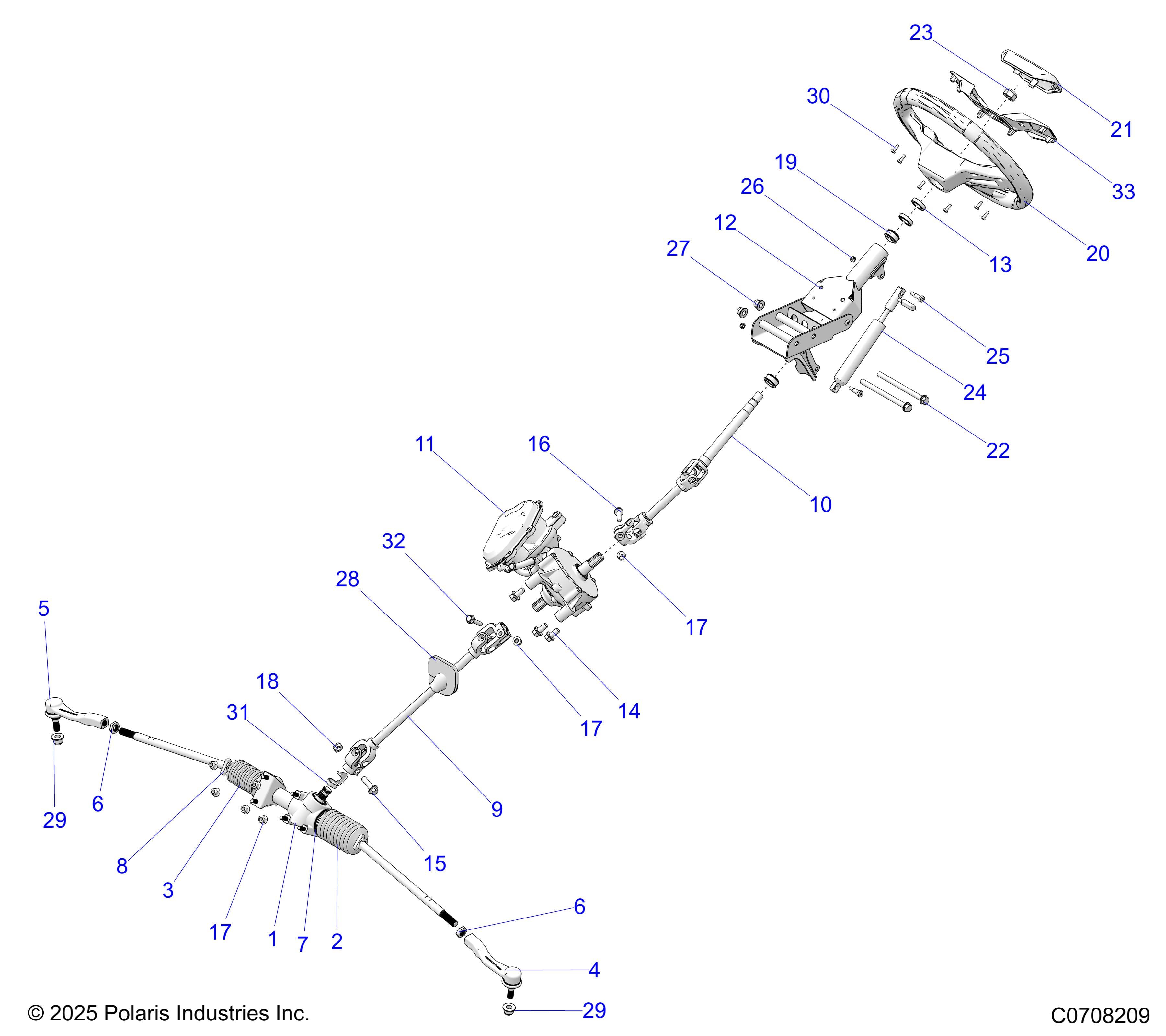 2026 GENERAL XP 1000 PREMIUM — STEERING, STEERING ASM. diagram