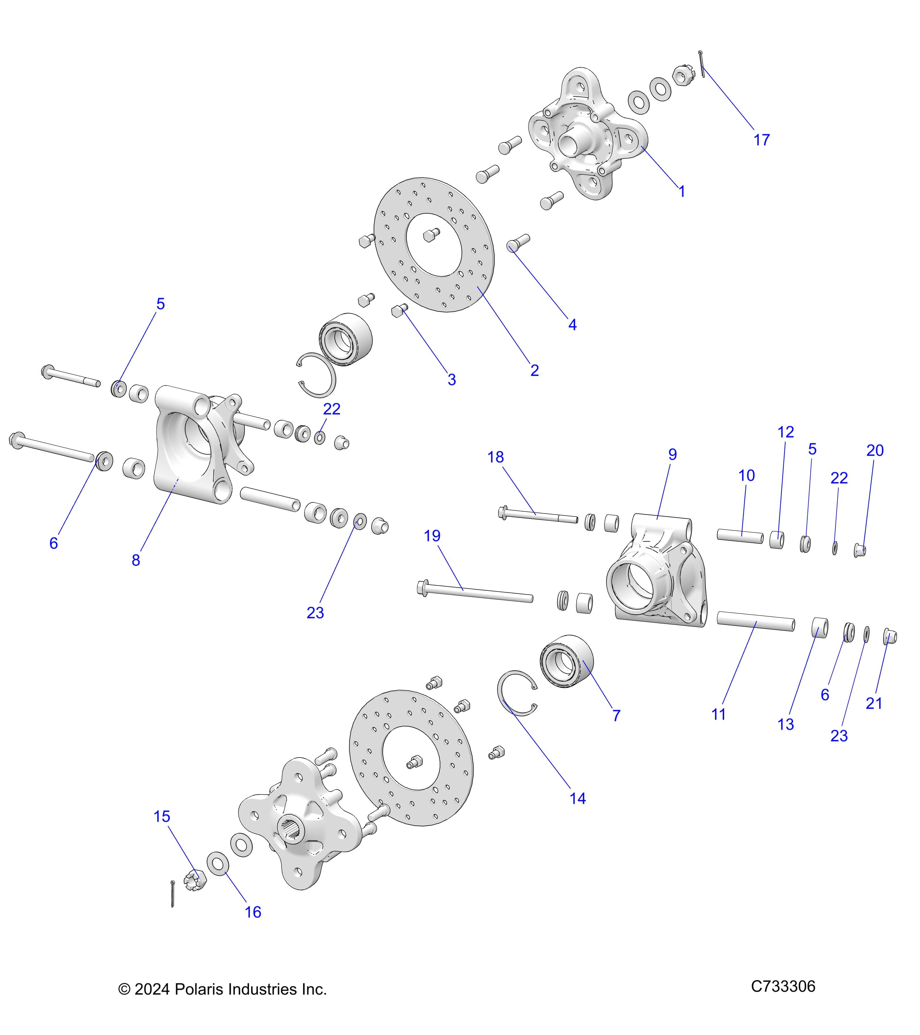2026 RANGER 1000 CREW EPS β SUSPENSION, REAR CARRIER - R26T6E99A9/AF/AJ/AK/B9/BF/BJ/BK (C733306) diagram